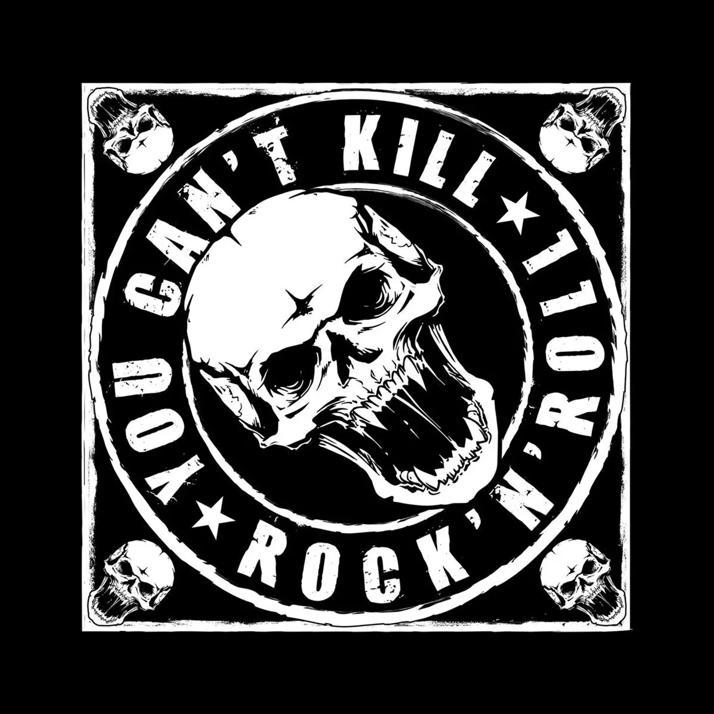 Generic Rock N Roll Bandana -  You Can't Kill Rock N Roll