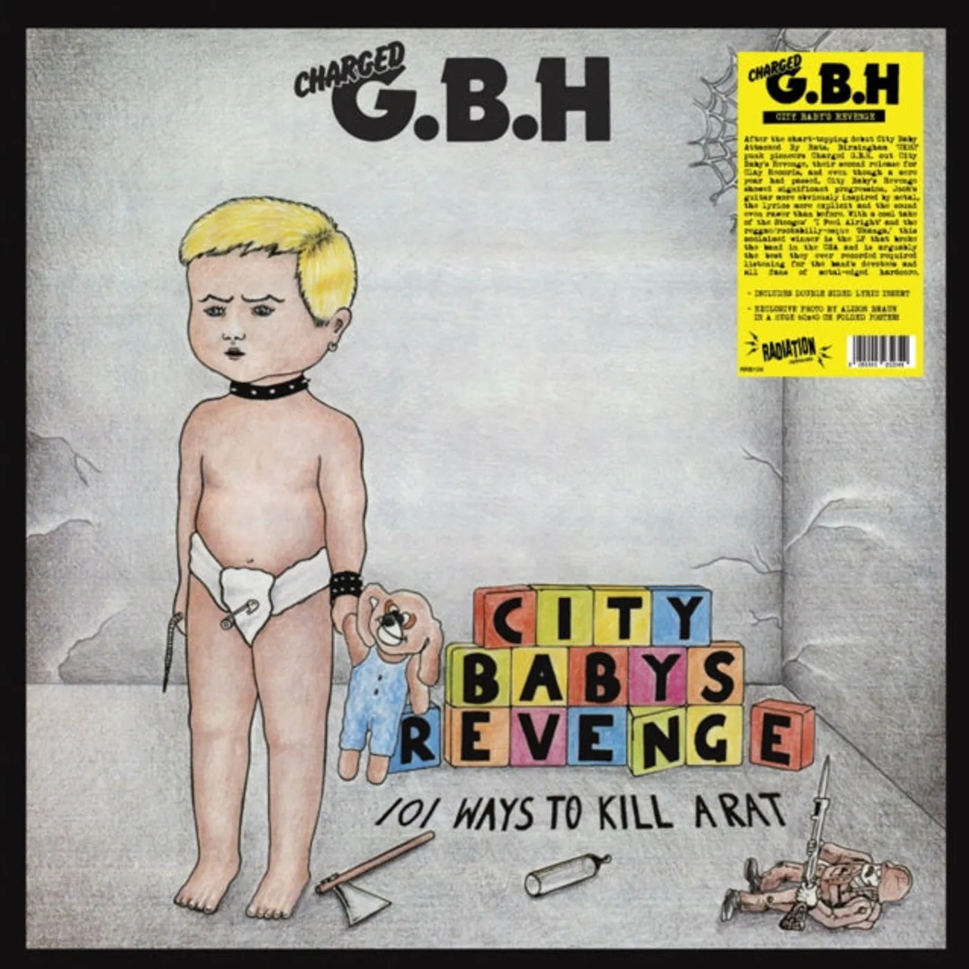 G.B.H. LP Vinyl Record  City Baby's Revenge