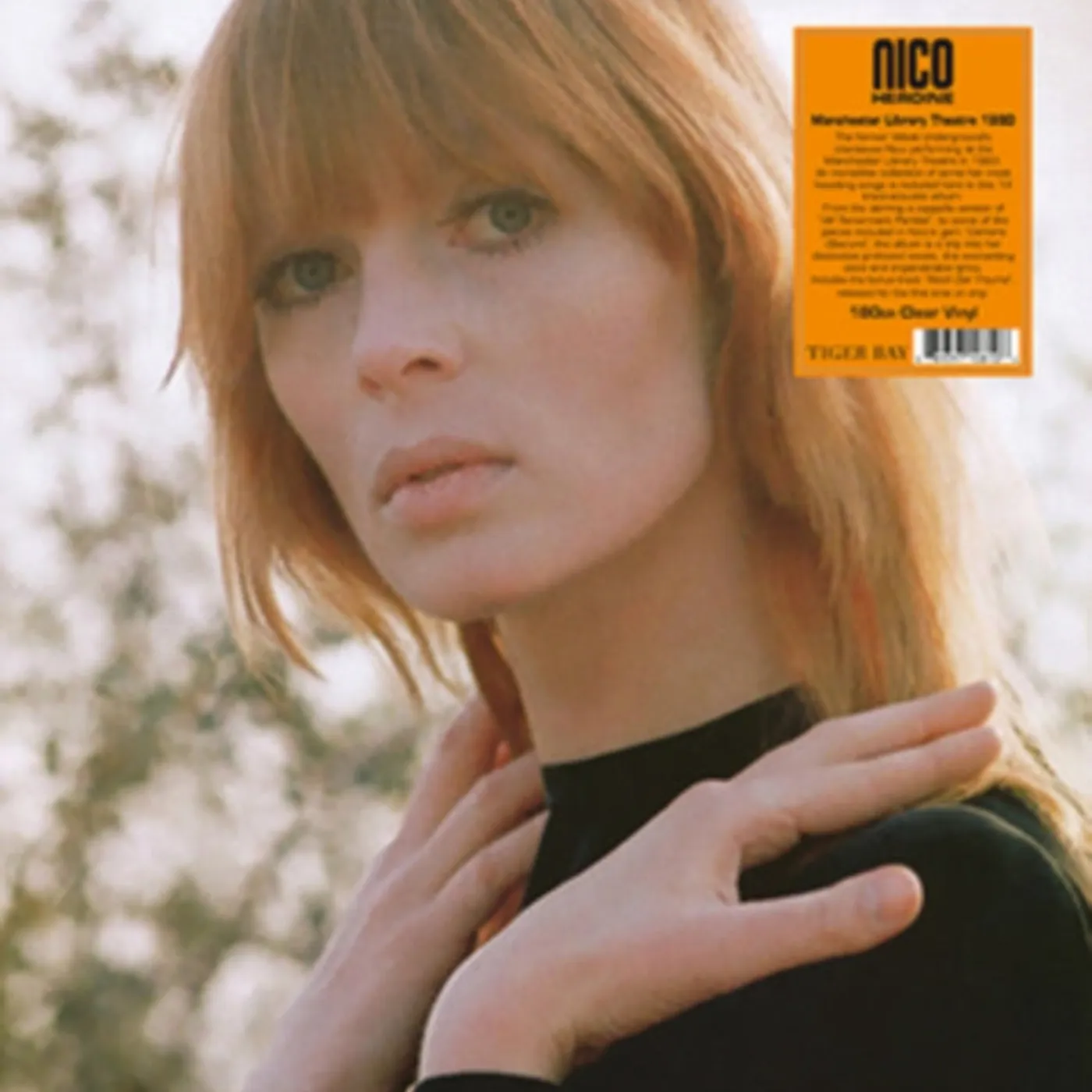 Nico LP Vinyl Record  Heroine  Manchester Library Theatre 19 80  Clear Vinyl