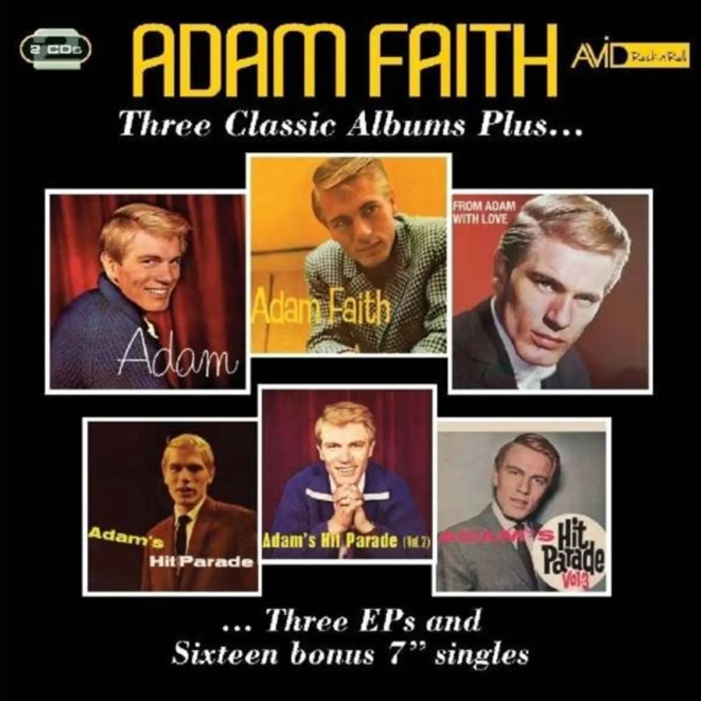Adam Faith CD - Three Classic Albums Plus