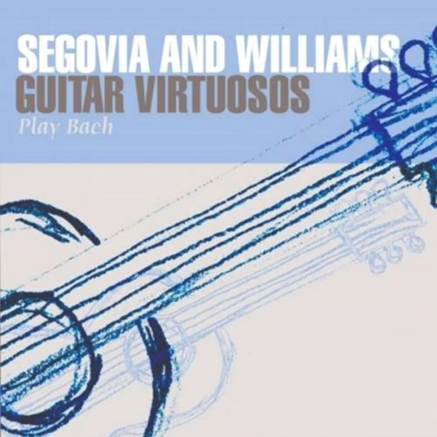 Andres Segovia & John Williams CD - Guitar Virtuosos Play Bach