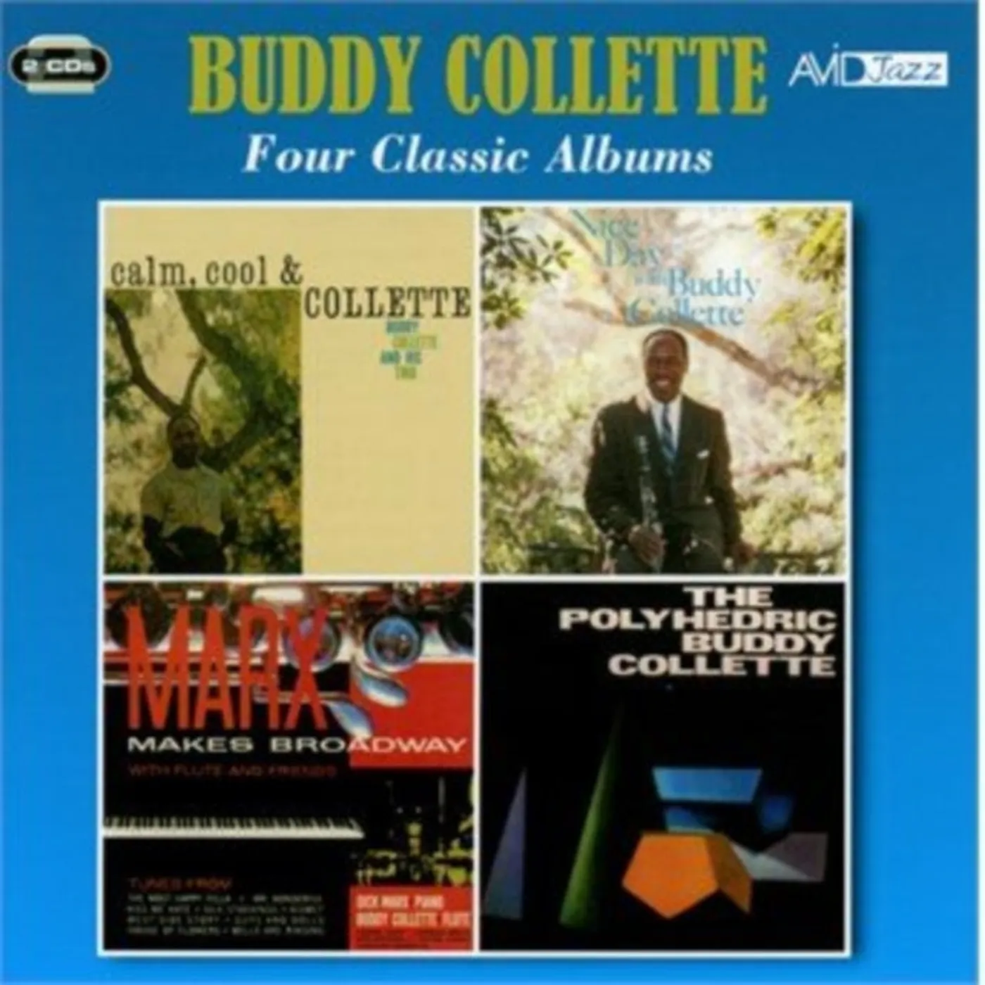 Buddy Collette CD - Four Classic Albums (Calm. Cool & Collette / Marx Makes Broadway / Nice Day With Buddy Collette / Polyhedric)