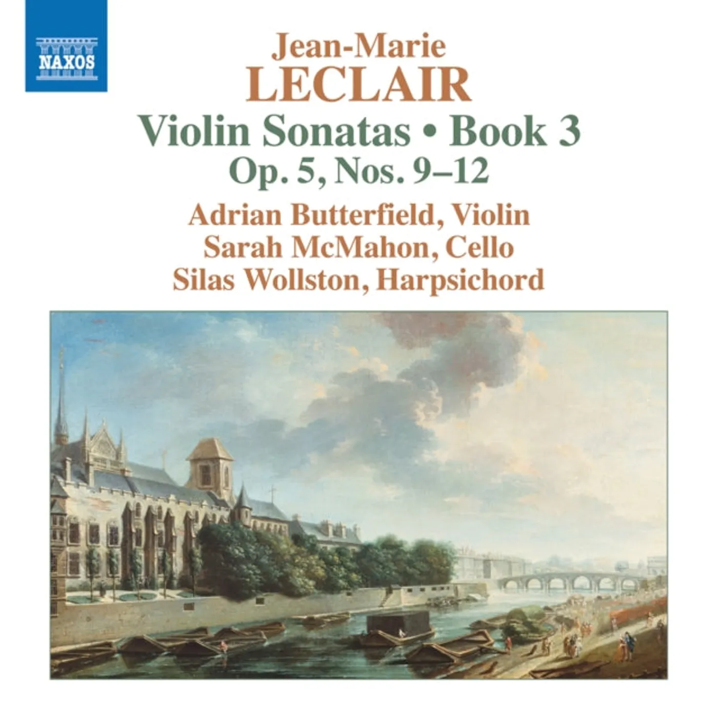 Butterfield / Mcmahon / Wollston CD - Jean-Marie Leclair: Violin Sonatas / Book 3 (Op. 5 / Nos. 9-12 )