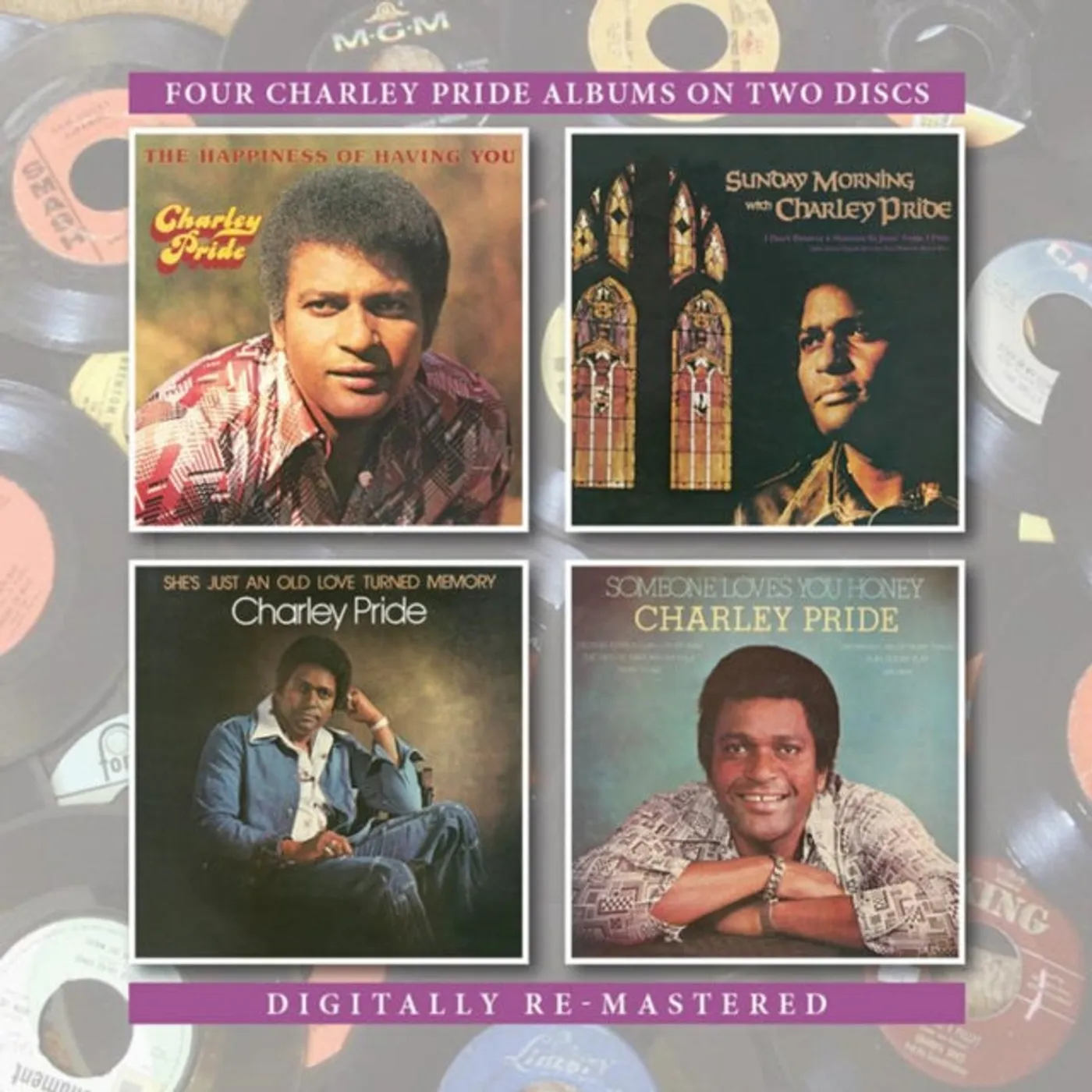 Charley Pride CD - The Happiness Of Having You / Sunday Morning / She's Just An Old