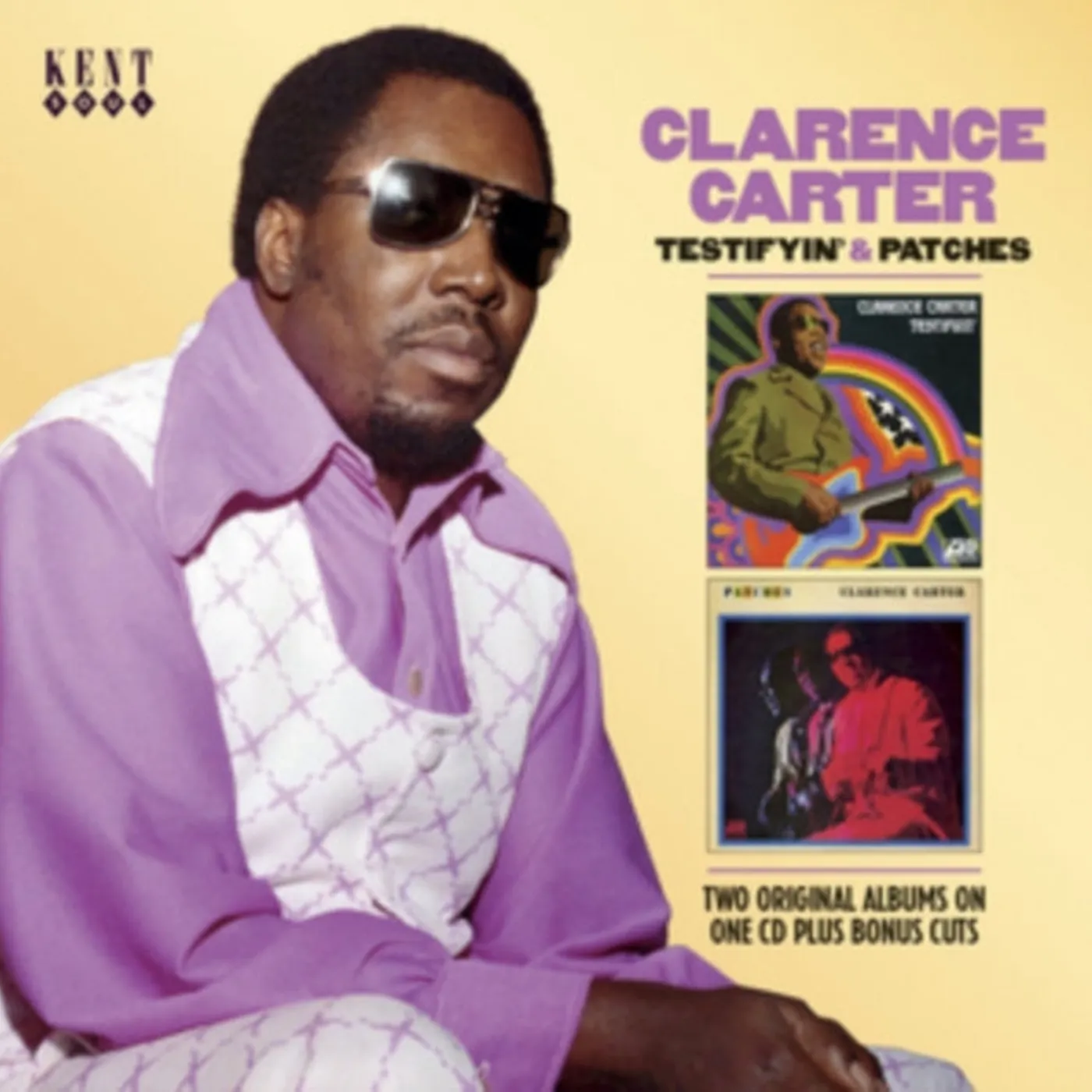 Clarence Carter CD - Testifyin' & Patches