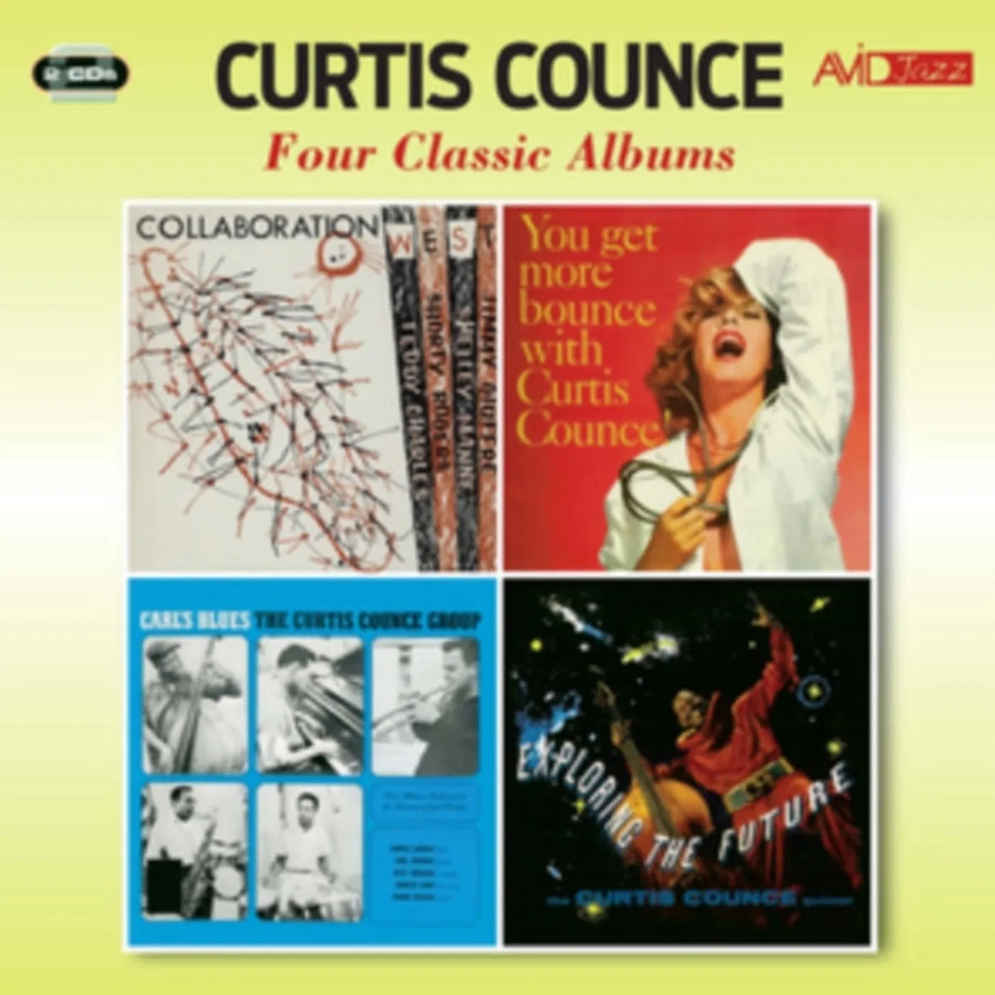 Curtis Counce CD - Four Classic Albums