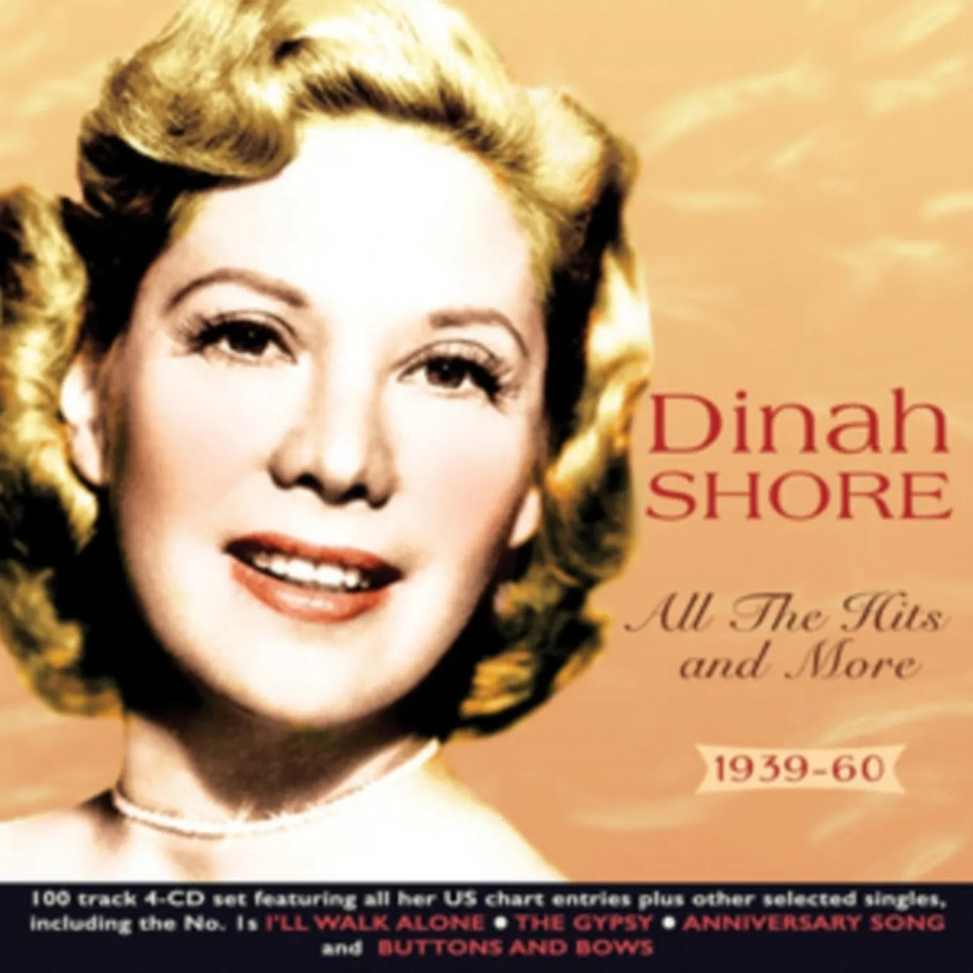 Dinah Shore CD - All The Hits And More 19 39-60