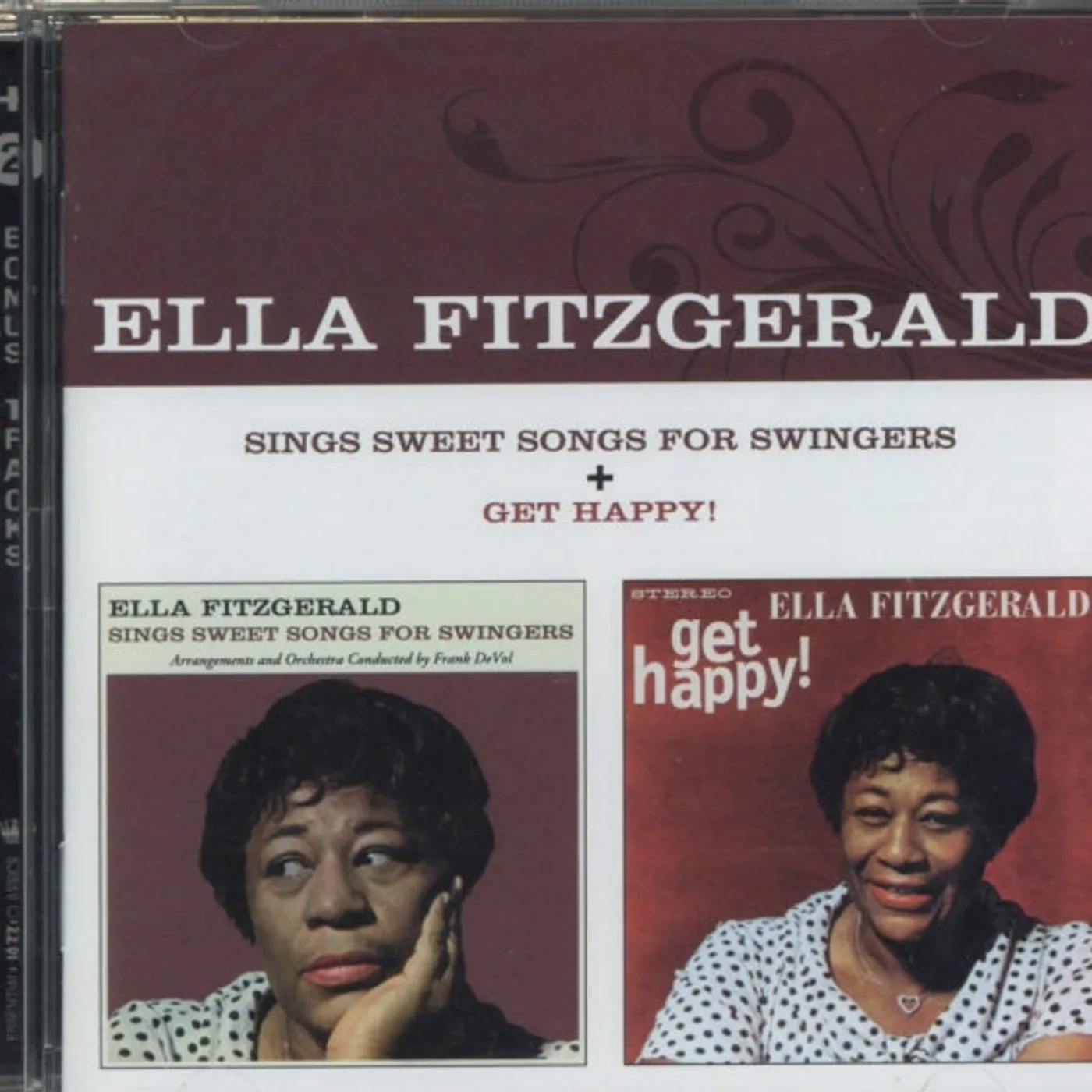Ella Fitzgerald CD - Sings Sweet Songs For Swingers / Get Happy!
