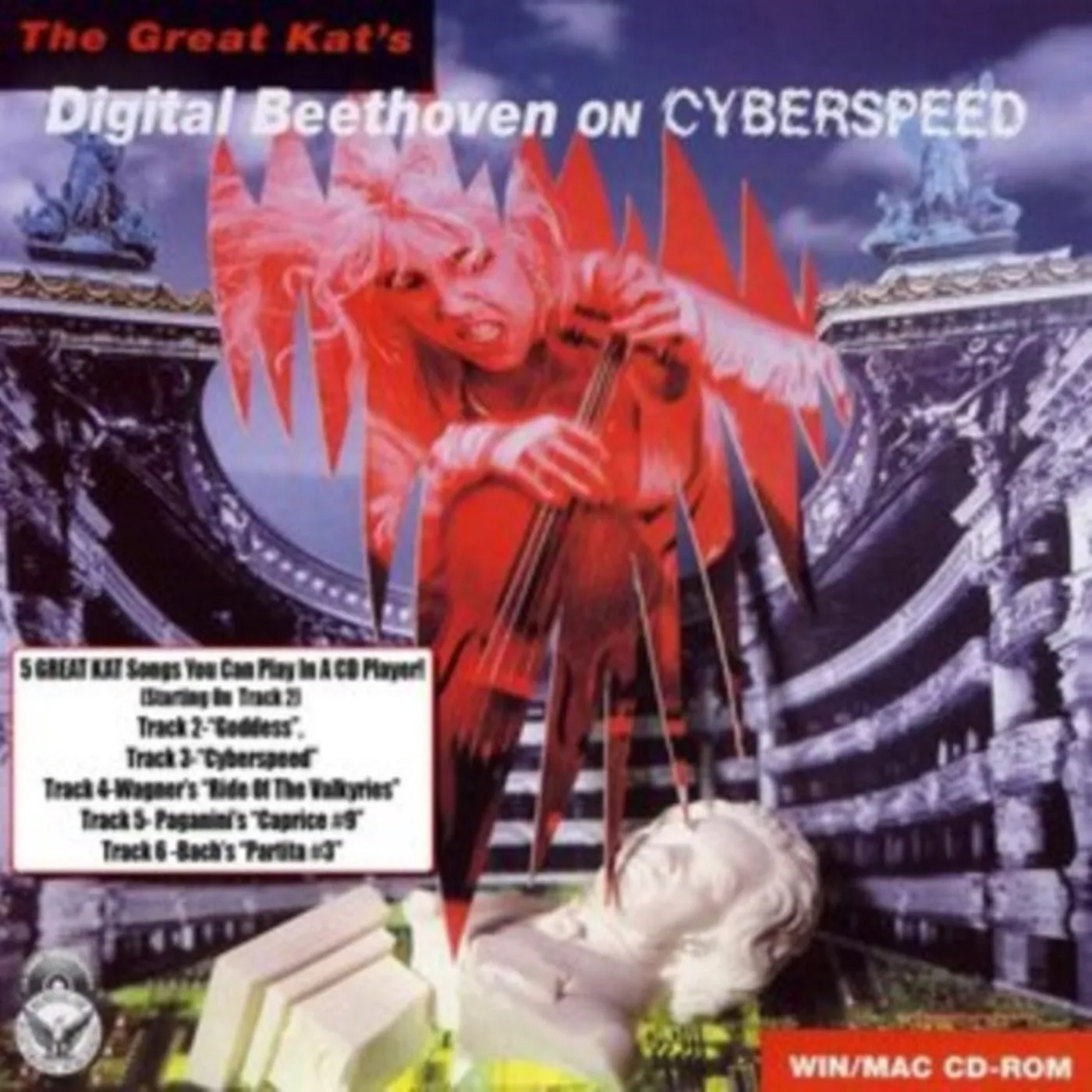 Great Kat CD - Digital Beethoven On Cyberspeed Cd-Rom