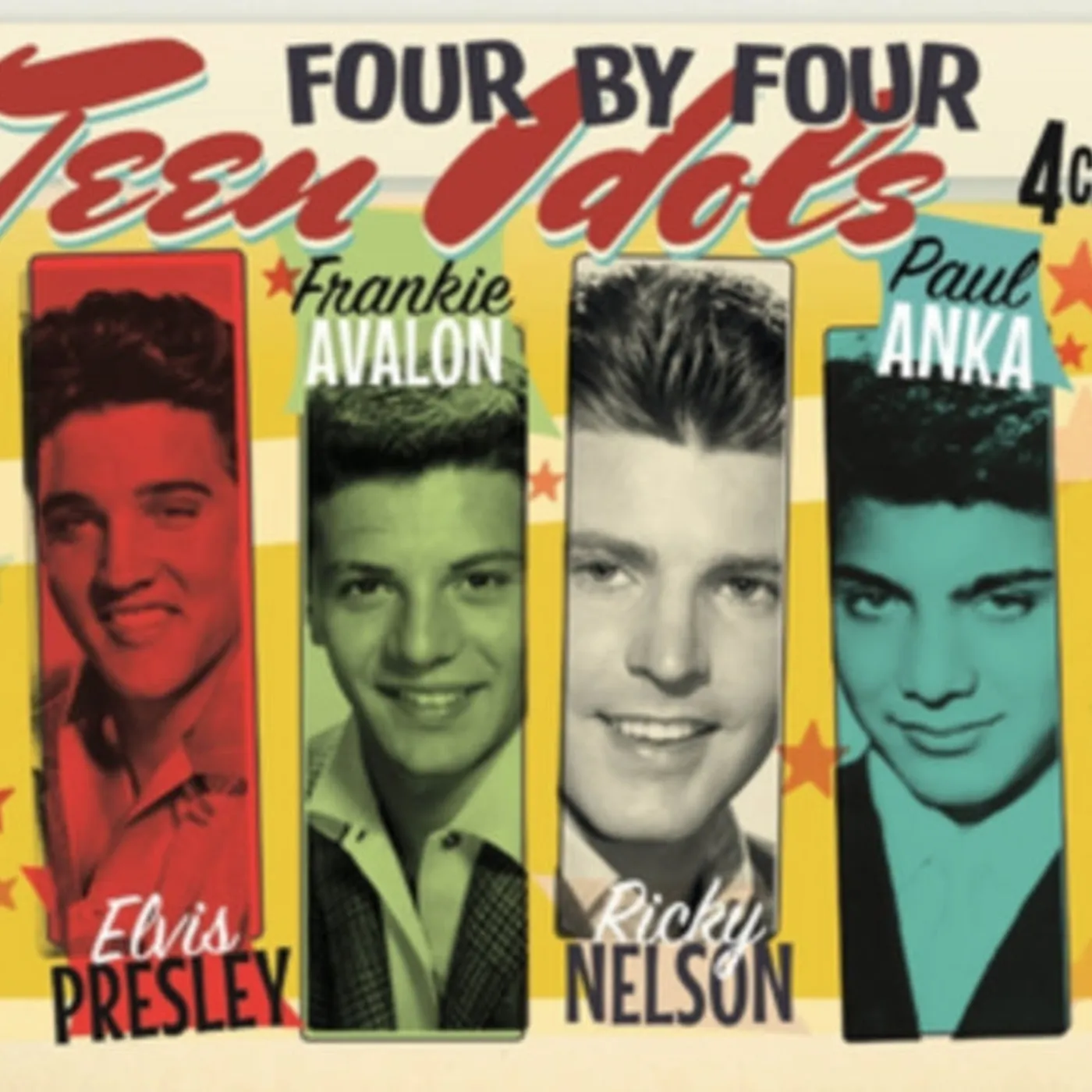 Elvis Presley, Frankie Avalon, Ricky Nelson, Paul Anka CD - Teen Idols