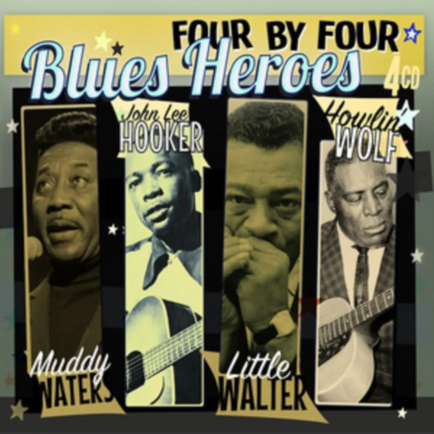 Muddy Waters, John Lee Hooker, Howlin' Wolf, Little Walter CD - Blues Heroes