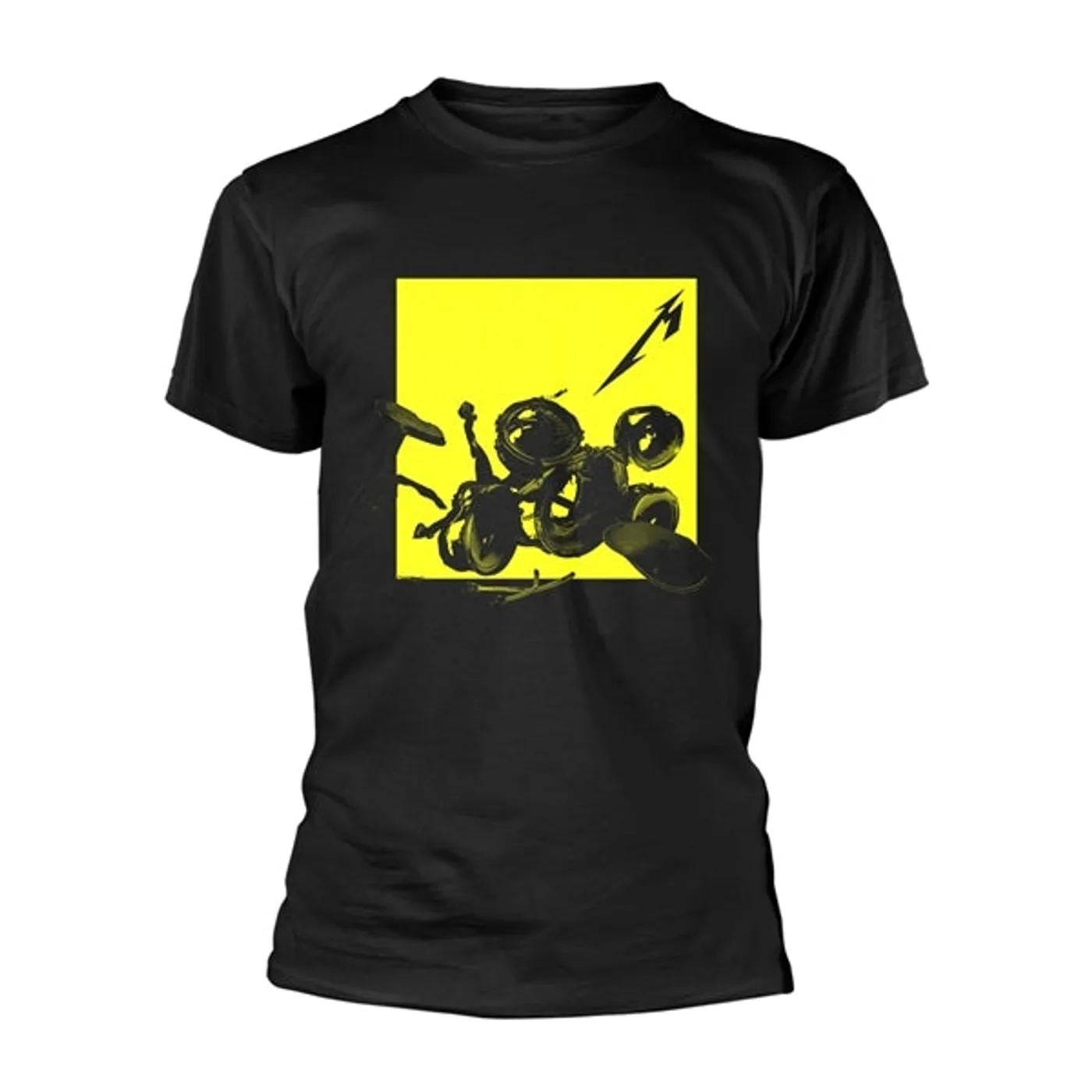 Metallica T Shirt - Broken Burnt Drums