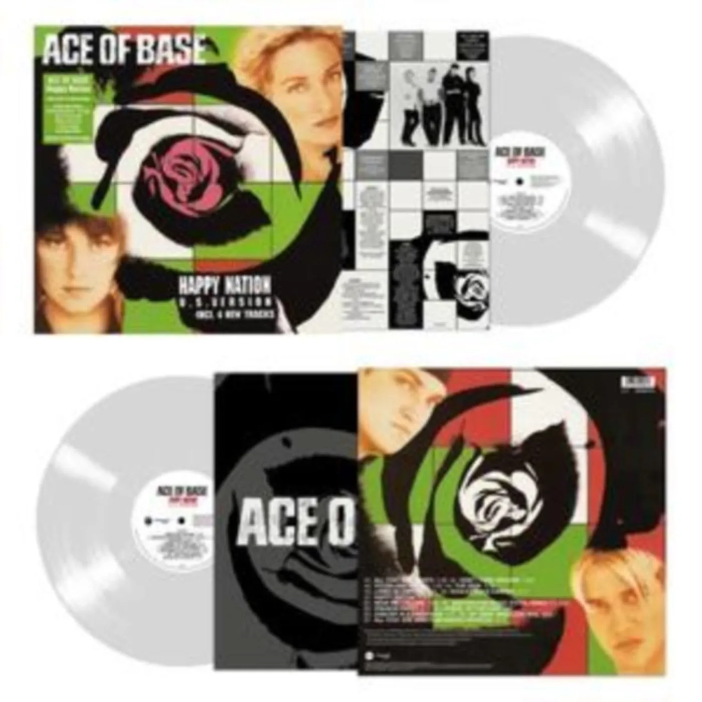 Ace Of Base LP Vinyl Record - Happy Nation (Clear Vinyl)