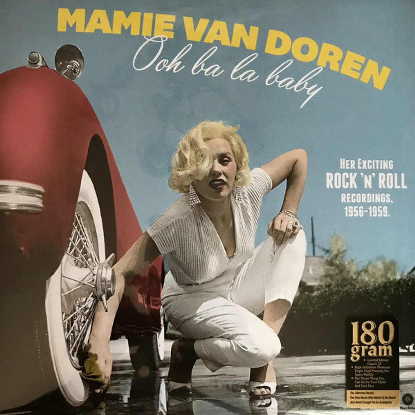 Mamie Van Doren LP Vinyl Record - Ooh Ba La Baby - Her Exciting Rock 'N' Roll Recordings. 19 56-19 59
