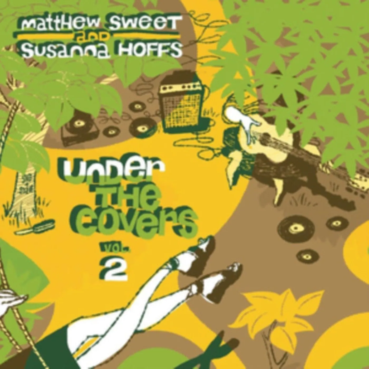 Matthew Sweet & Susanna Hoffs LP Vinyl Record - Under The Covers - Vol. 2 (Green Vinyl)
