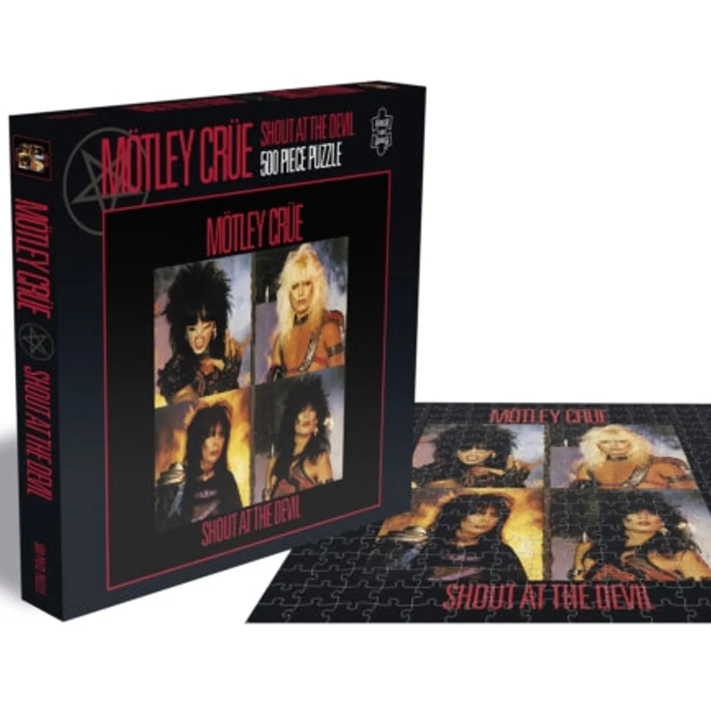 Mötley Crüe Jigsaw Puzzle - Mötley Crüe Shout At The Devil (500 Piece Jigsaw Puzzle)