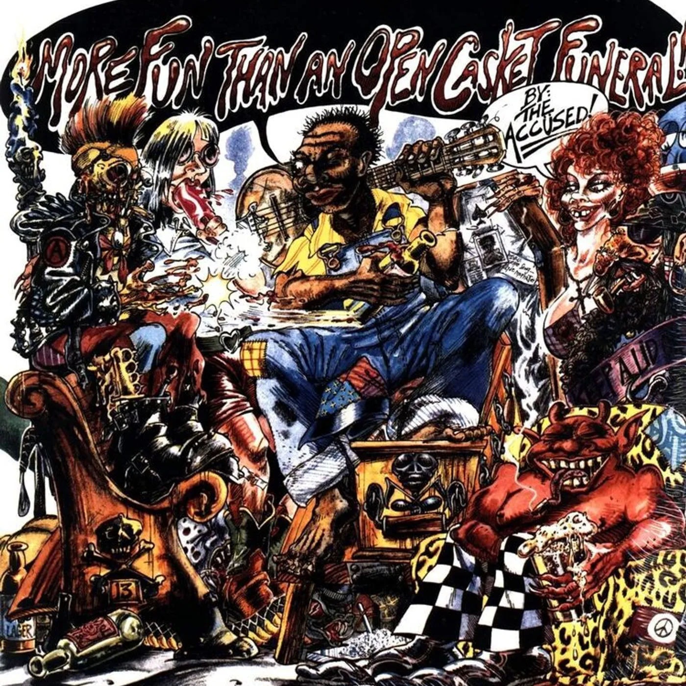 The Accused LP - More Fun Than an Open Casket Funeral (Vinyl)