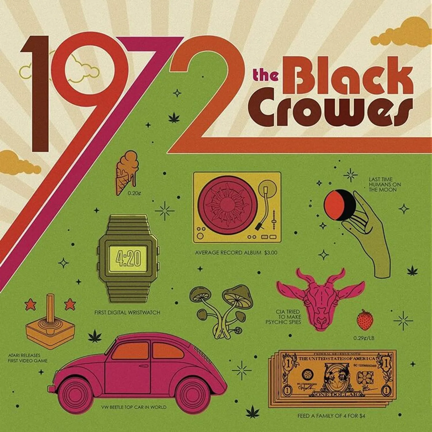 The Black Crowes LP - 1972 (Vinyl)