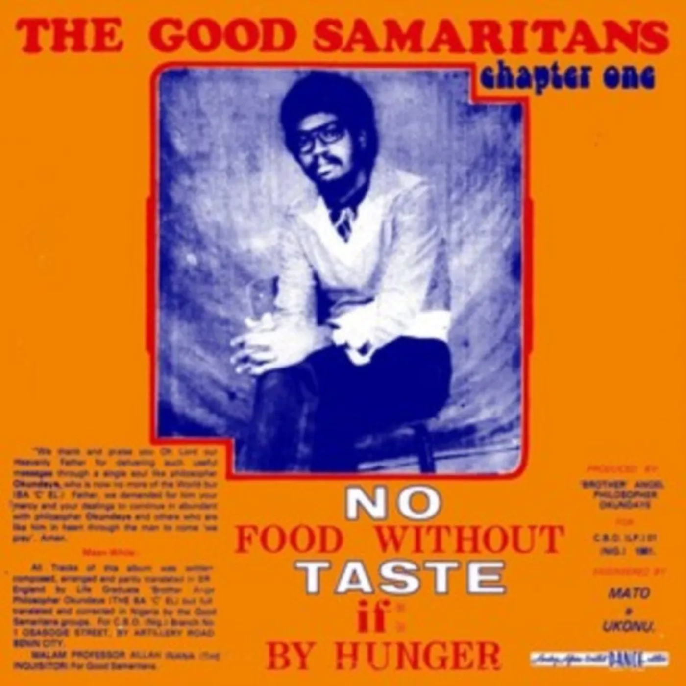 The Good Samaritans LP - No Food Without Taste If By Hu (Vinyl)