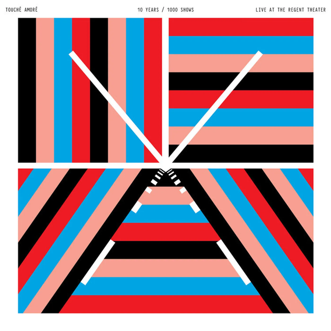 Touché Amoré LP - 10 Years/1000 Shows - Live at the Regent Theater (Vinyl)