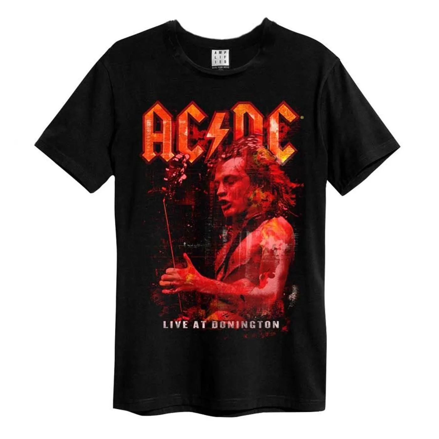 AC/DC T Shirt - Live At Donington Amplified Vintage