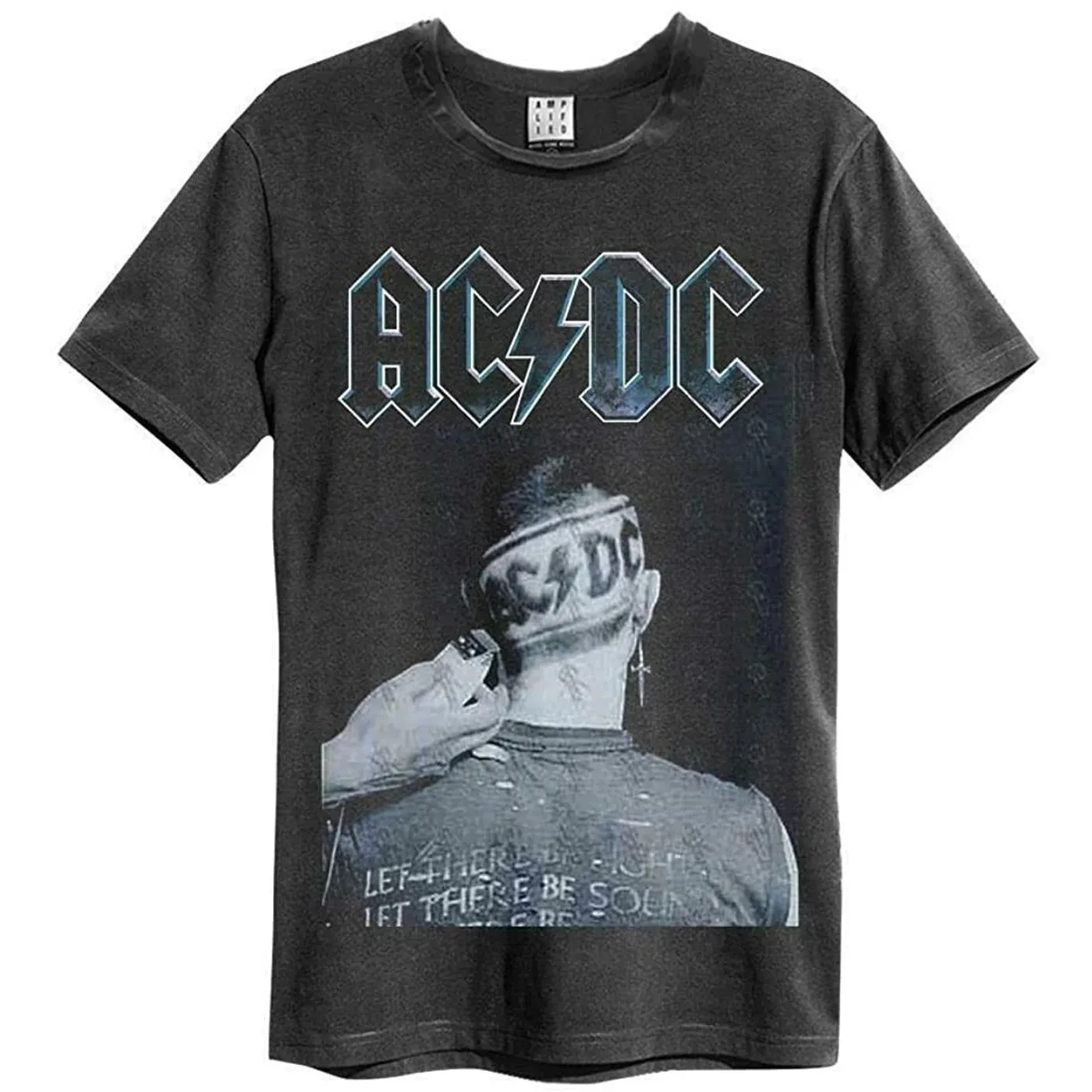 AC/DC T Shirt - Clipped Amplified Vintage