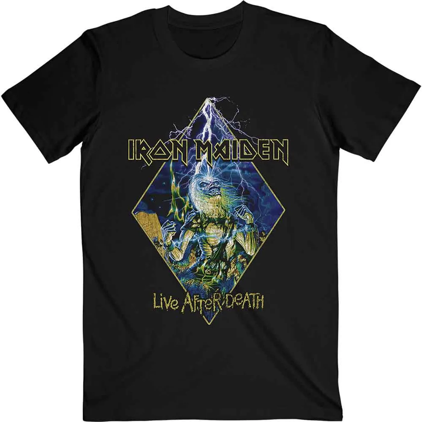 Iron Maiden T Shirt - Live After Death Diamond