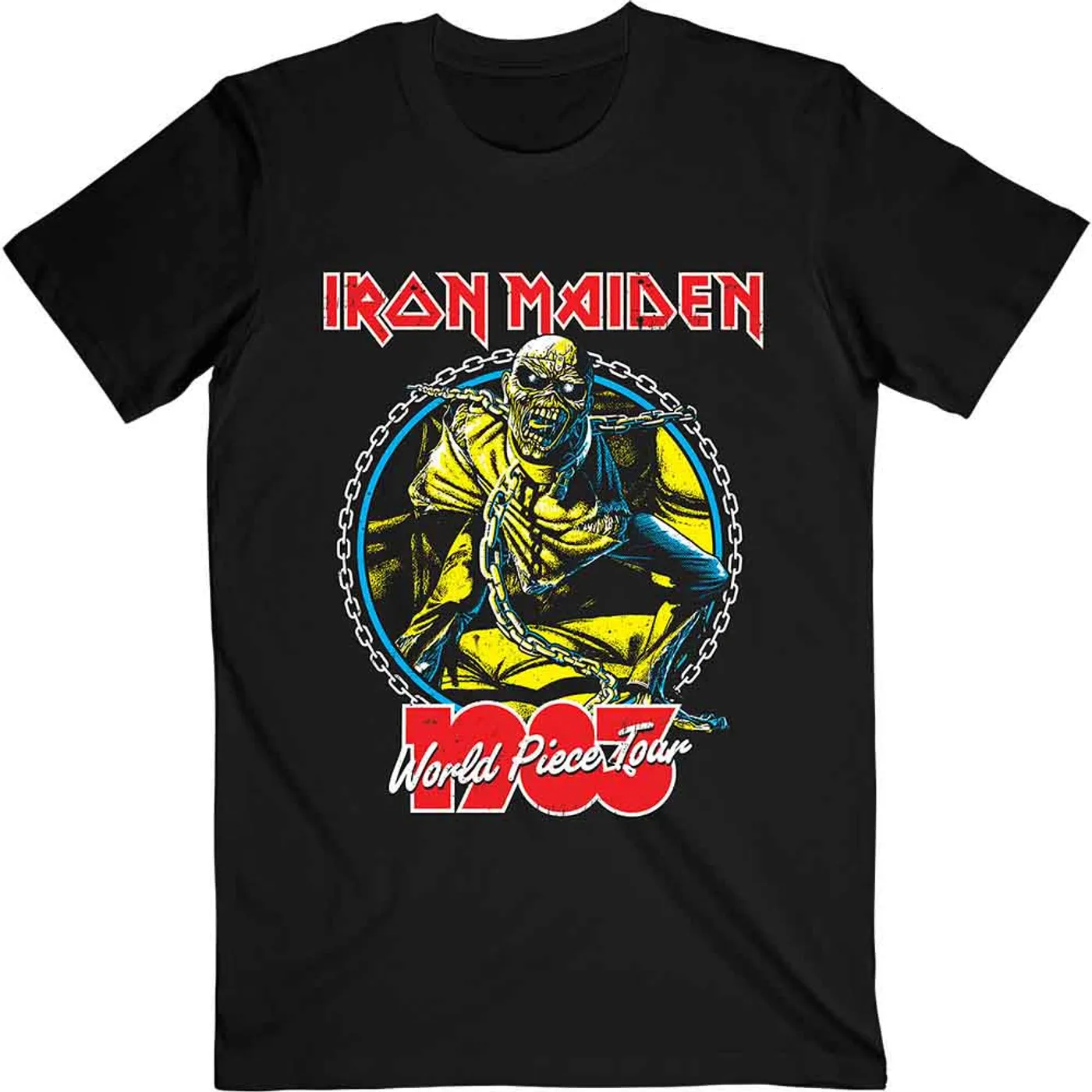 Iron Maiden T Shirt - World Piece Tour '83 V2