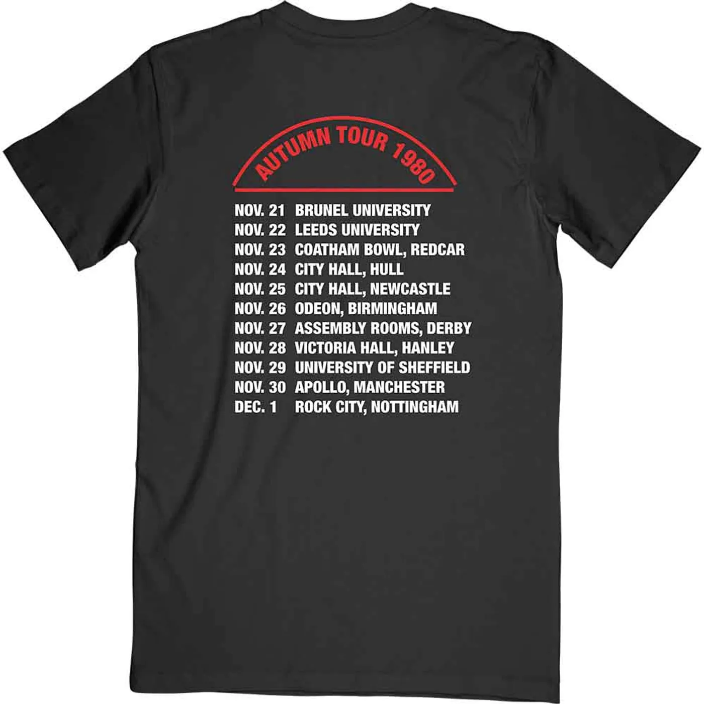 Iron Maiden T Shirt - Autumn Tour 1980
