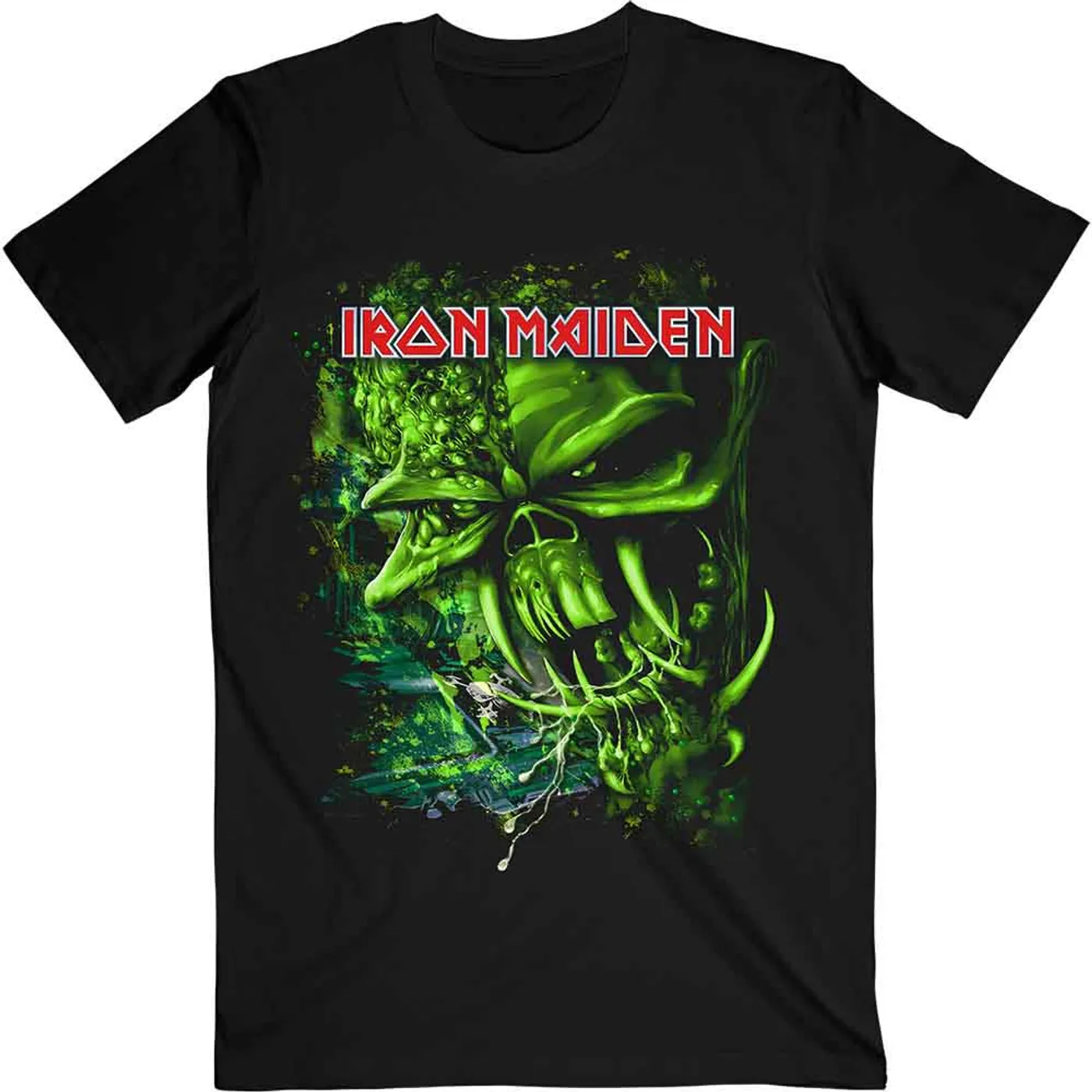 Iron Maiden T Shirt - Final Frontier Green