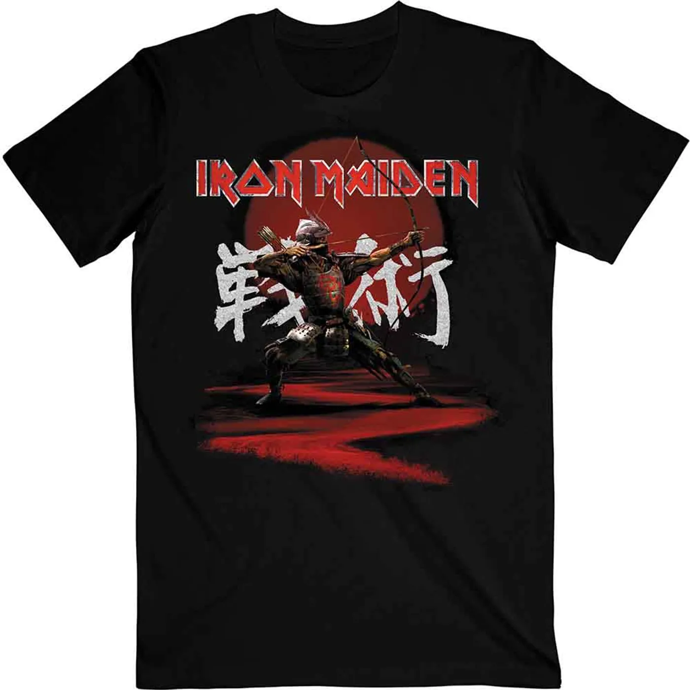 Iron Maiden T Shirt - Eddie Archer Kanji