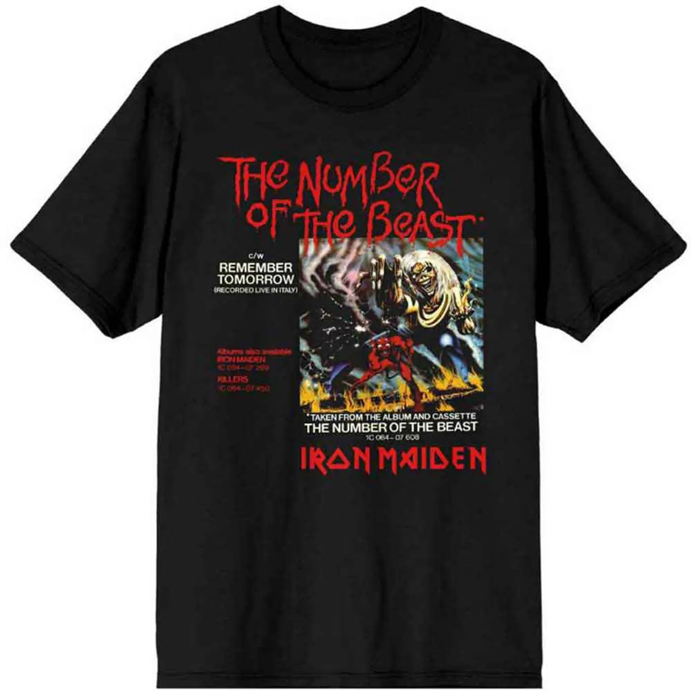 Iron Maiden T Shirt - NOTB Vinyl Promo Sleeve