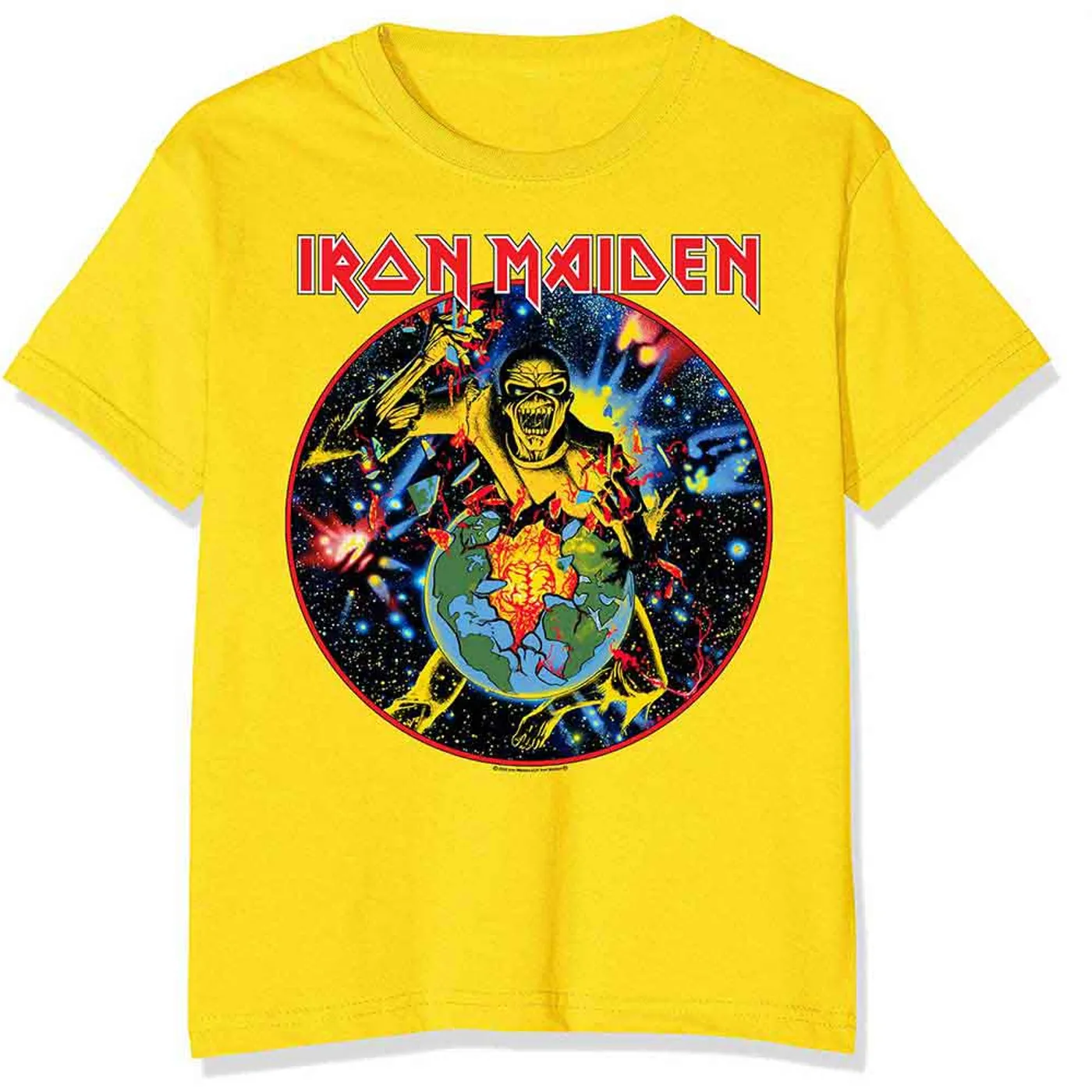Iron Maiden T Shirt - World Piece Tour Circle