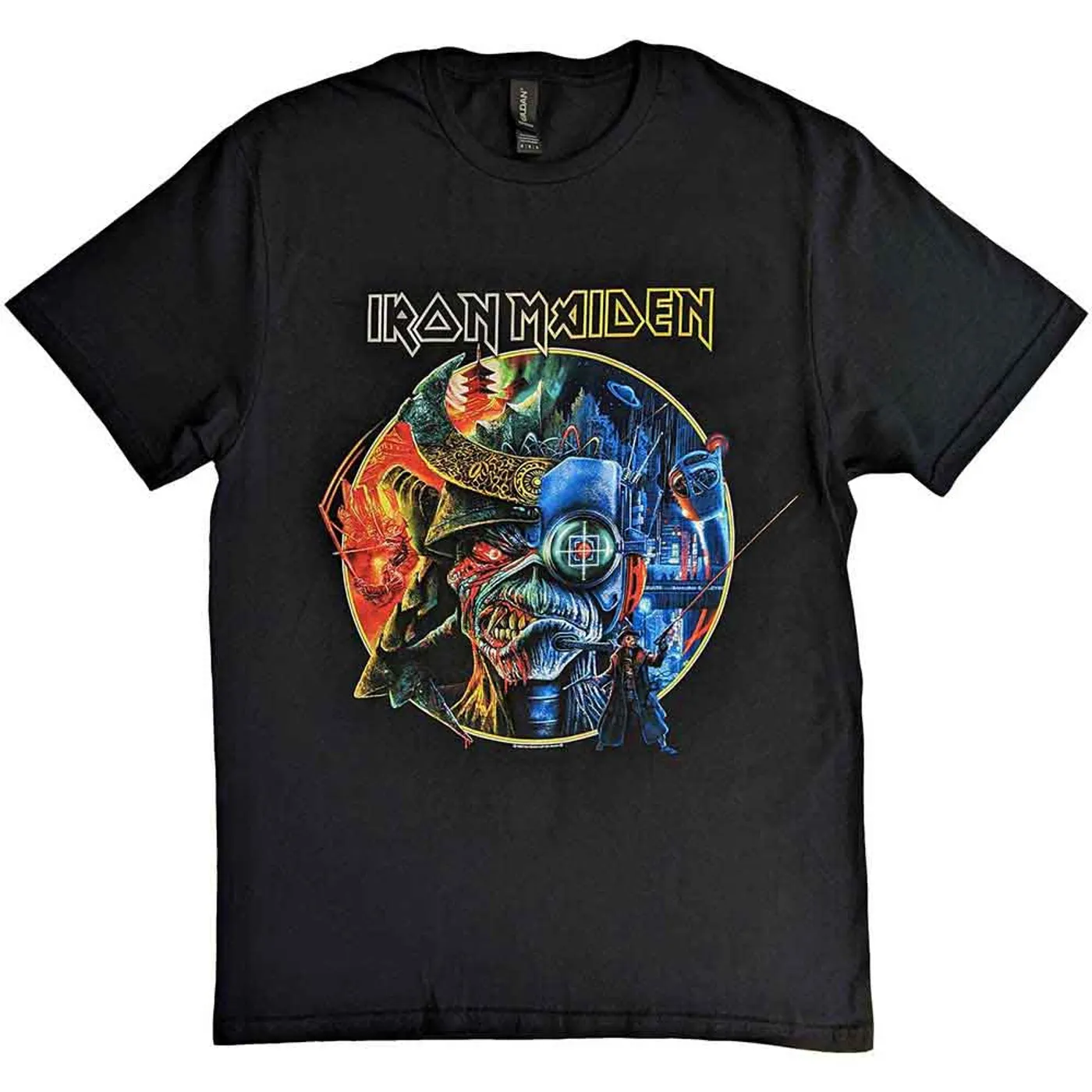 Iron Maiden T Shirt - The Future Past Tour '23 Circle Art