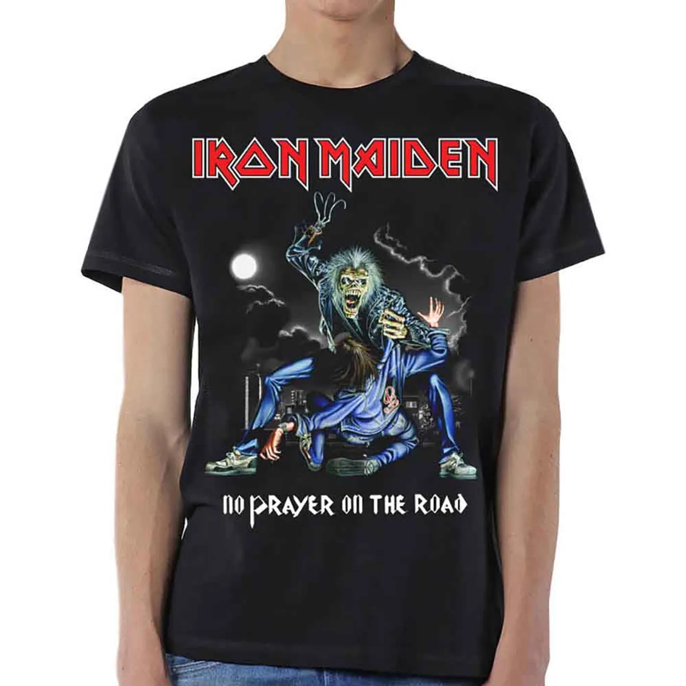Iron Maiden T Shirt - No Prayer On The Road