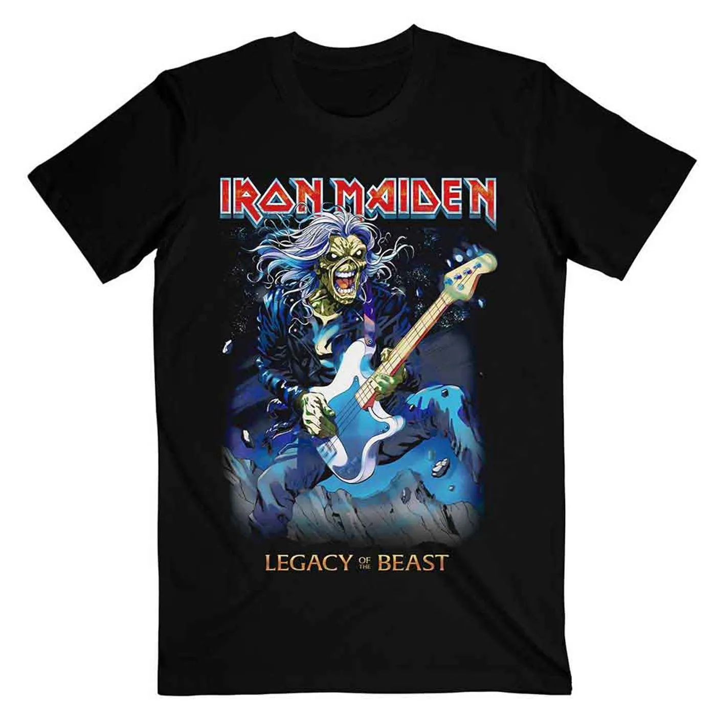 Iron Maiden T Shirt - Eddie On Bass