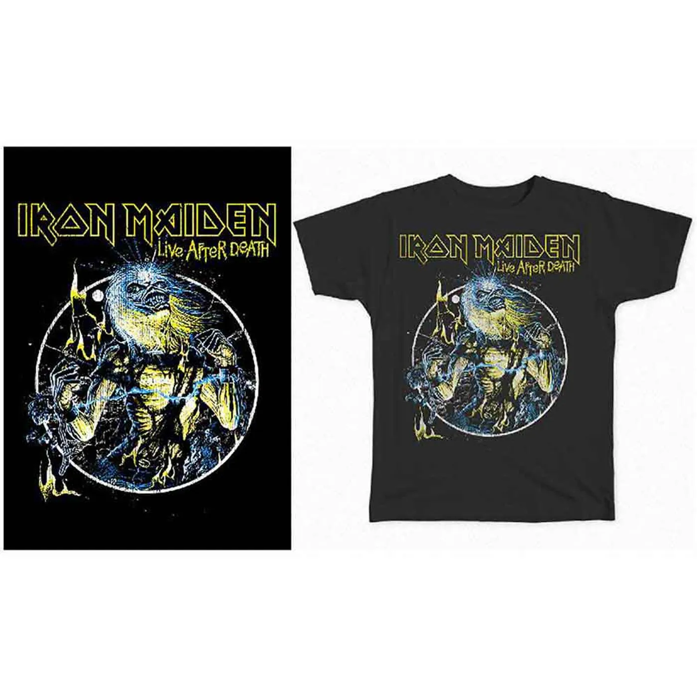 Iron Maiden T Shirt - Live After Death