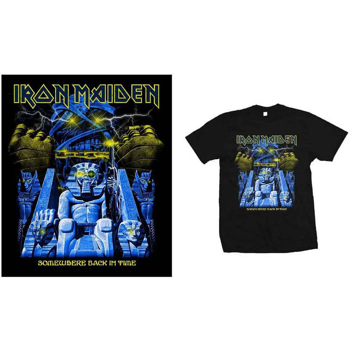 Iron Maiden T Shirt - Back In Time Mummy
