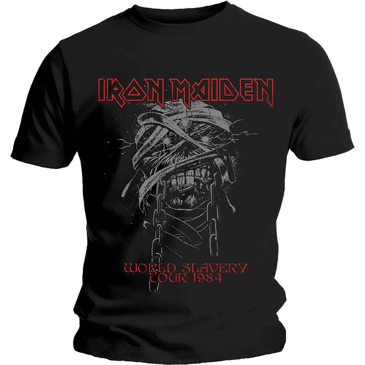 Iron Maiden T Shirt - World Slavery 1984 Tour
