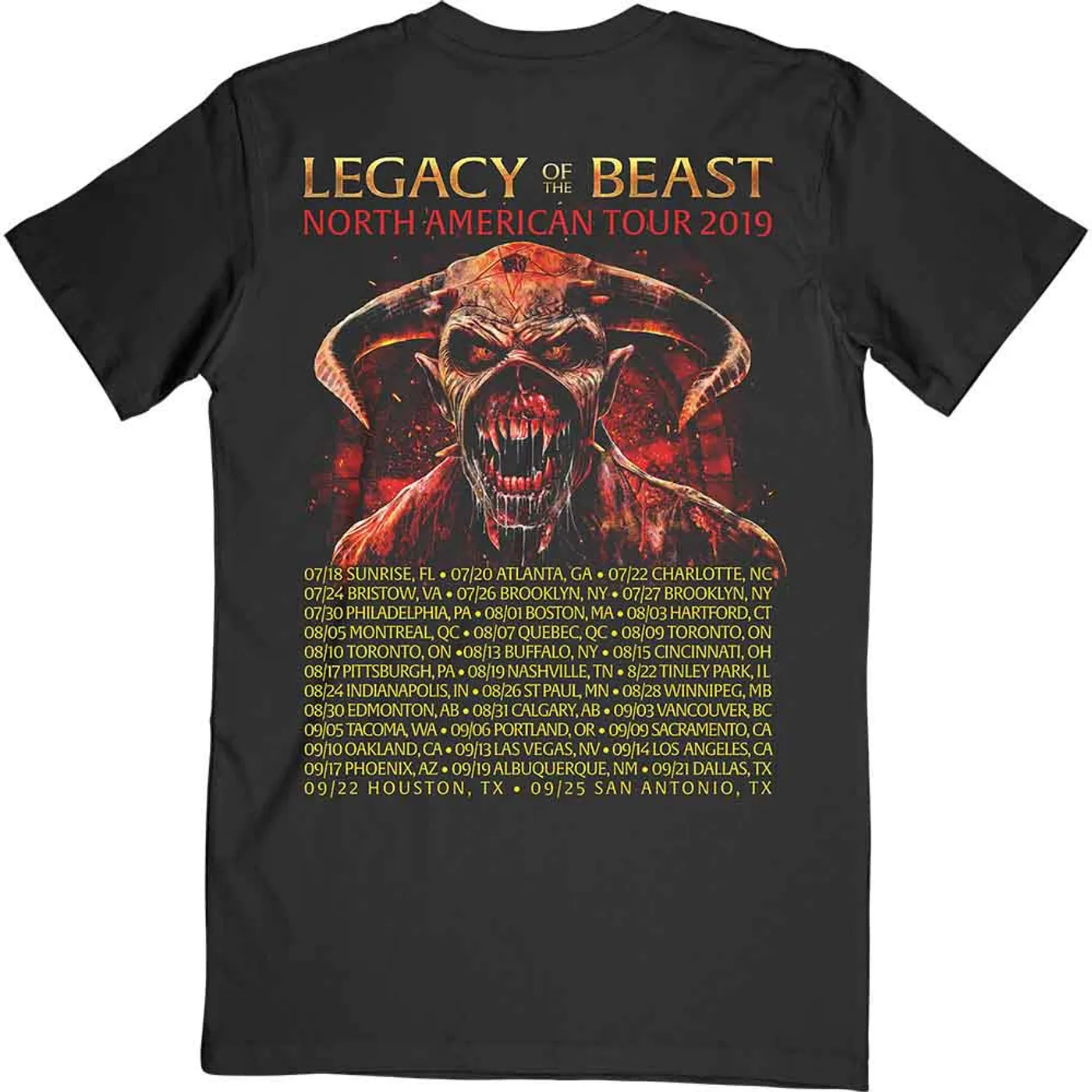 Iron Maiden T Shirt - The Flight Of Icarus