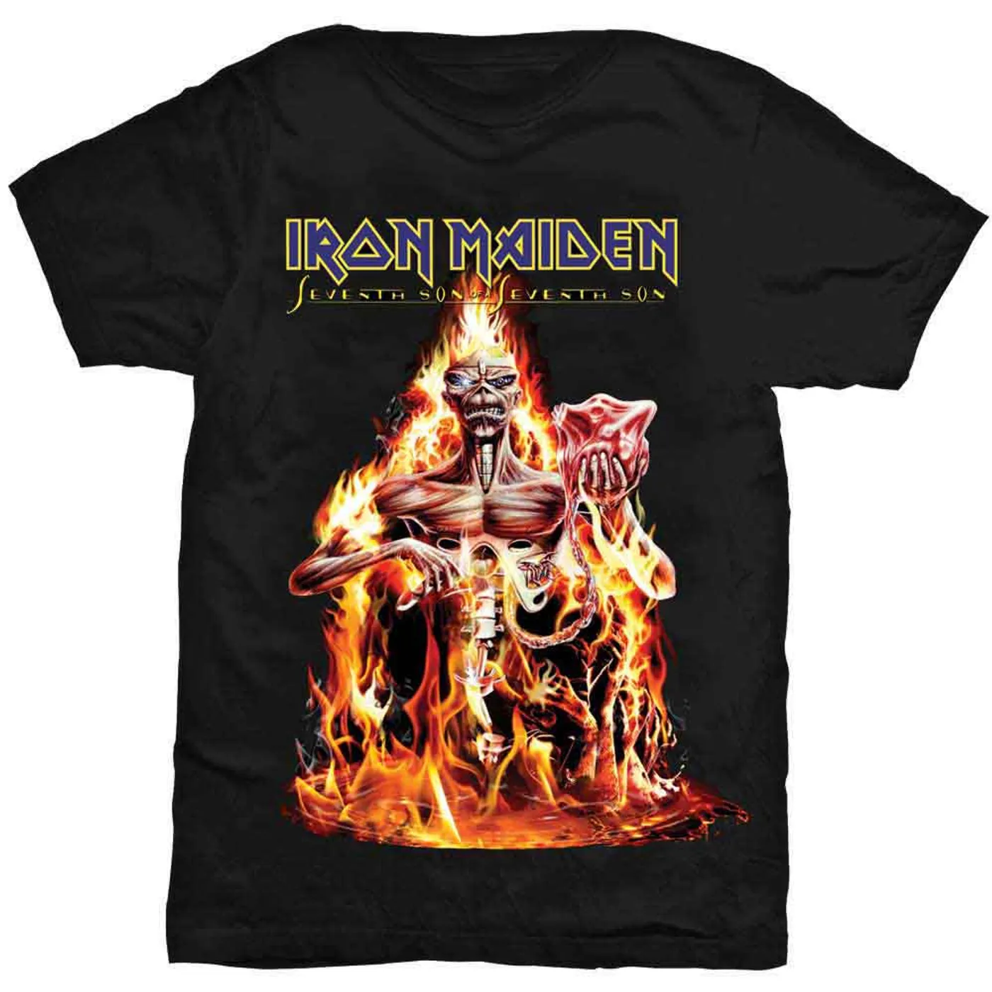 Iron Maiden T Shirt - Seventh Son