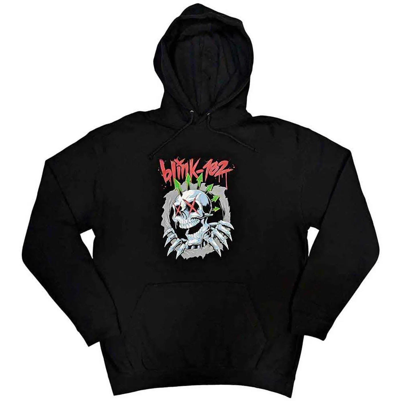 Blink-182 Hoodie - Six Arrow Skull
