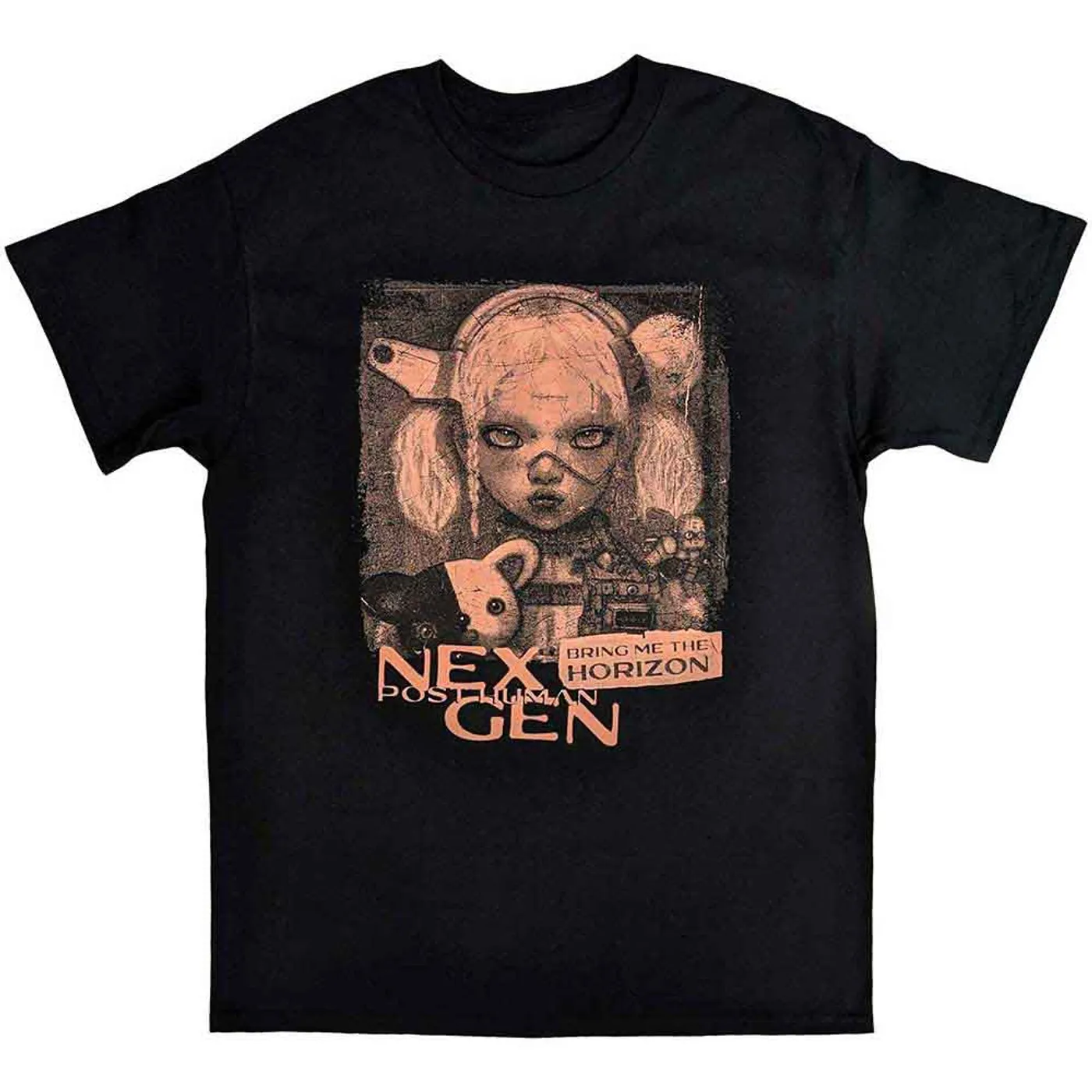 Bring Me The Horizon T Shirt - Distressed Nex Gen
