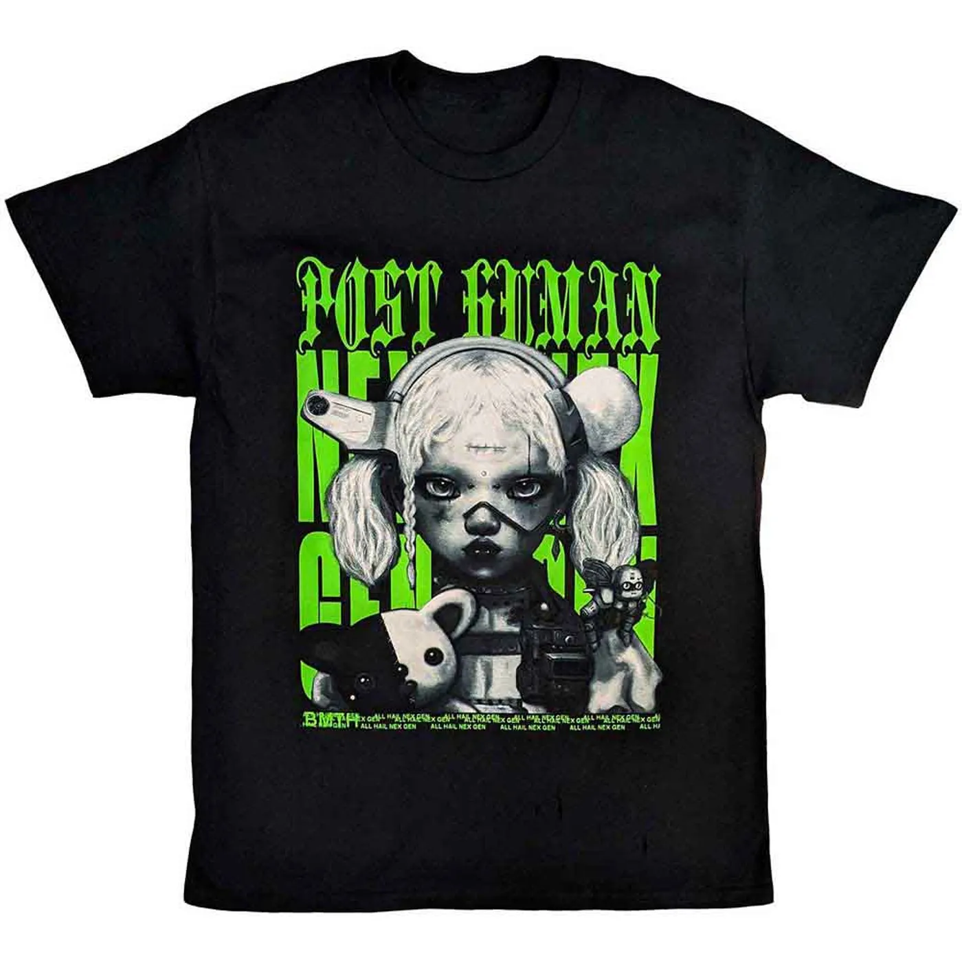 Bring Me The Horizon T Shirt - Green Nex Gen