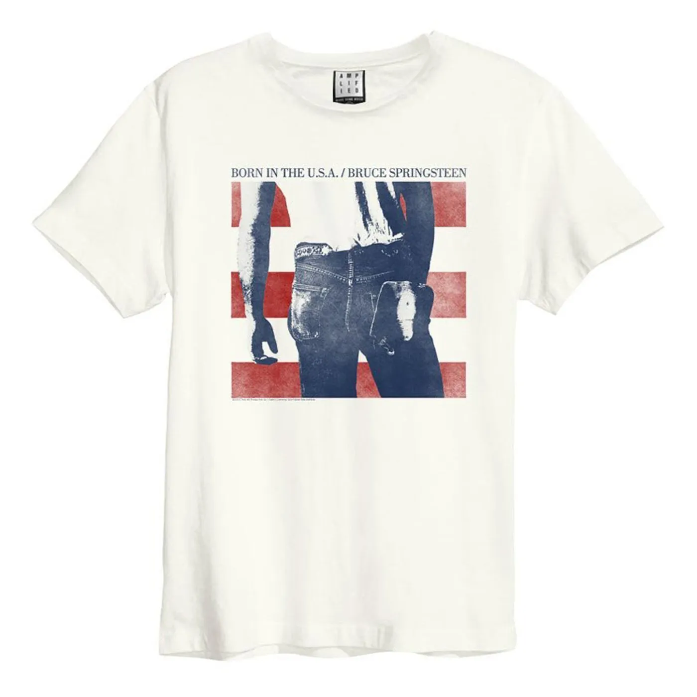 Bruce Springsteen T Shirt - Born In The USA Amplified Vintage
