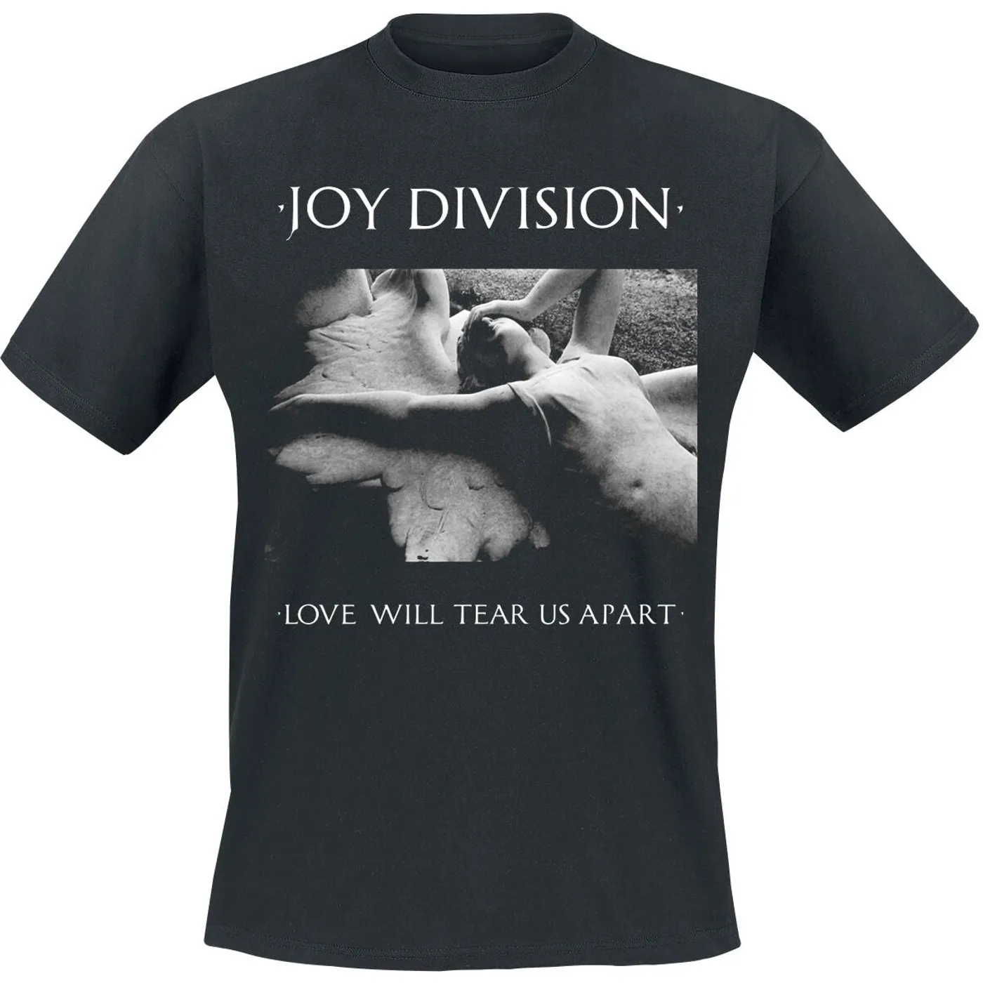 Joy Division T Shirt - Love Will Tear Us Apart Charcoal Amplified Vintage