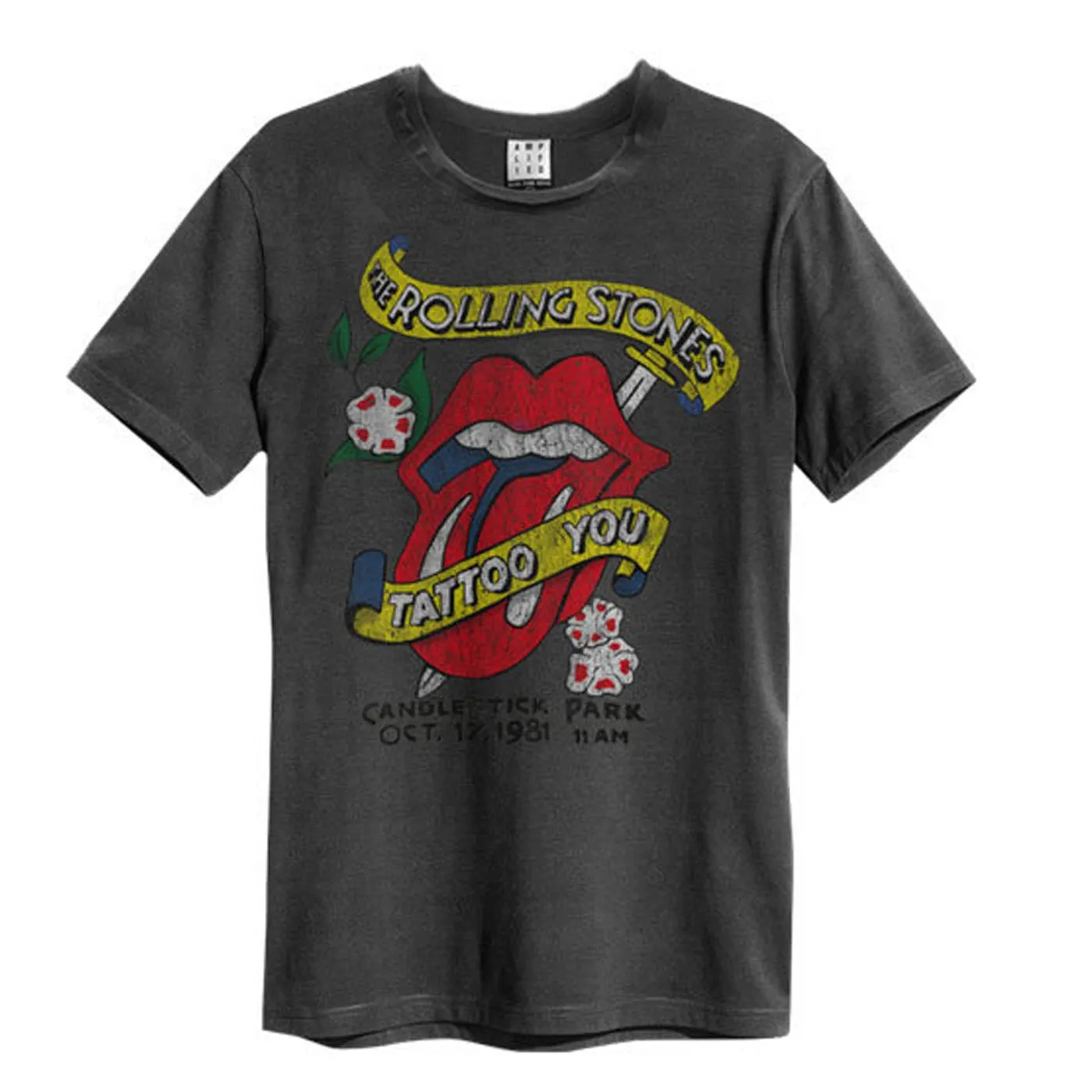 The Rolling Stones T Shirt - Tattoo You Amplified Vintage