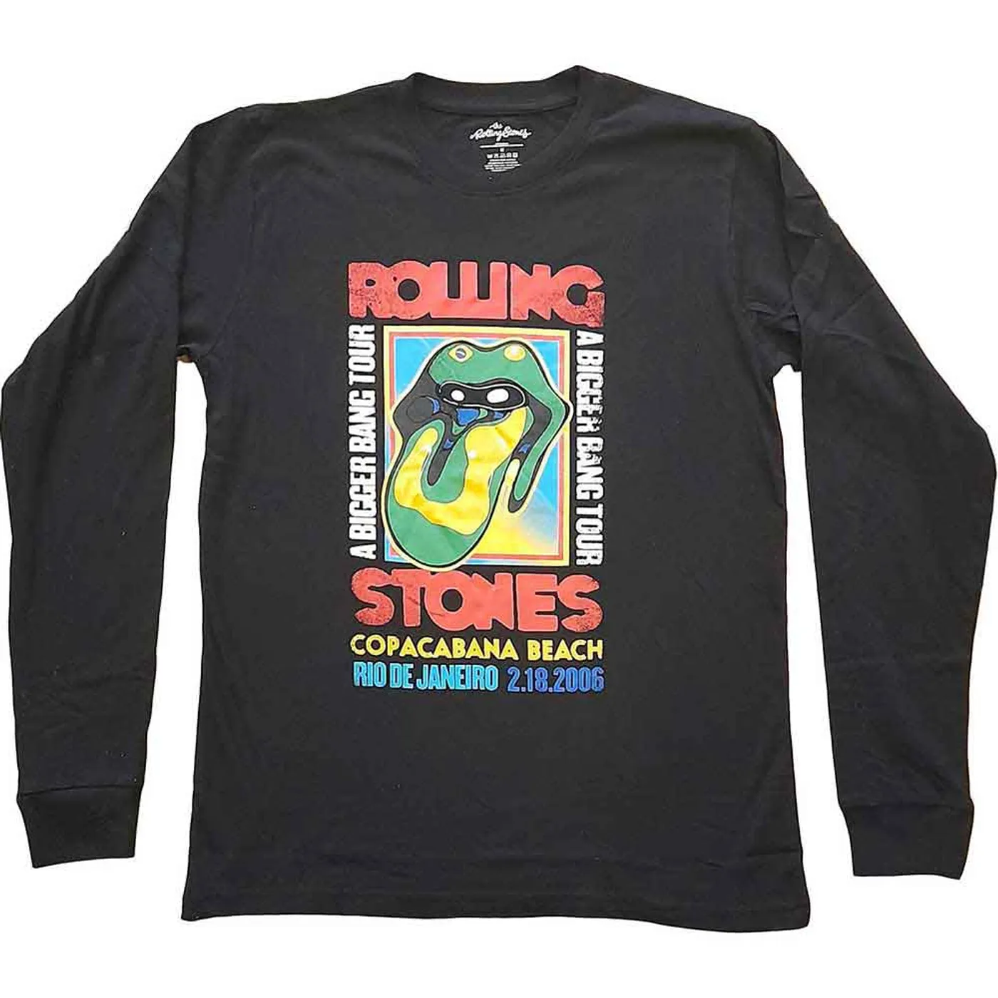 The Rolling Stones Long Sleeve T Shirt - Copacobana Beach