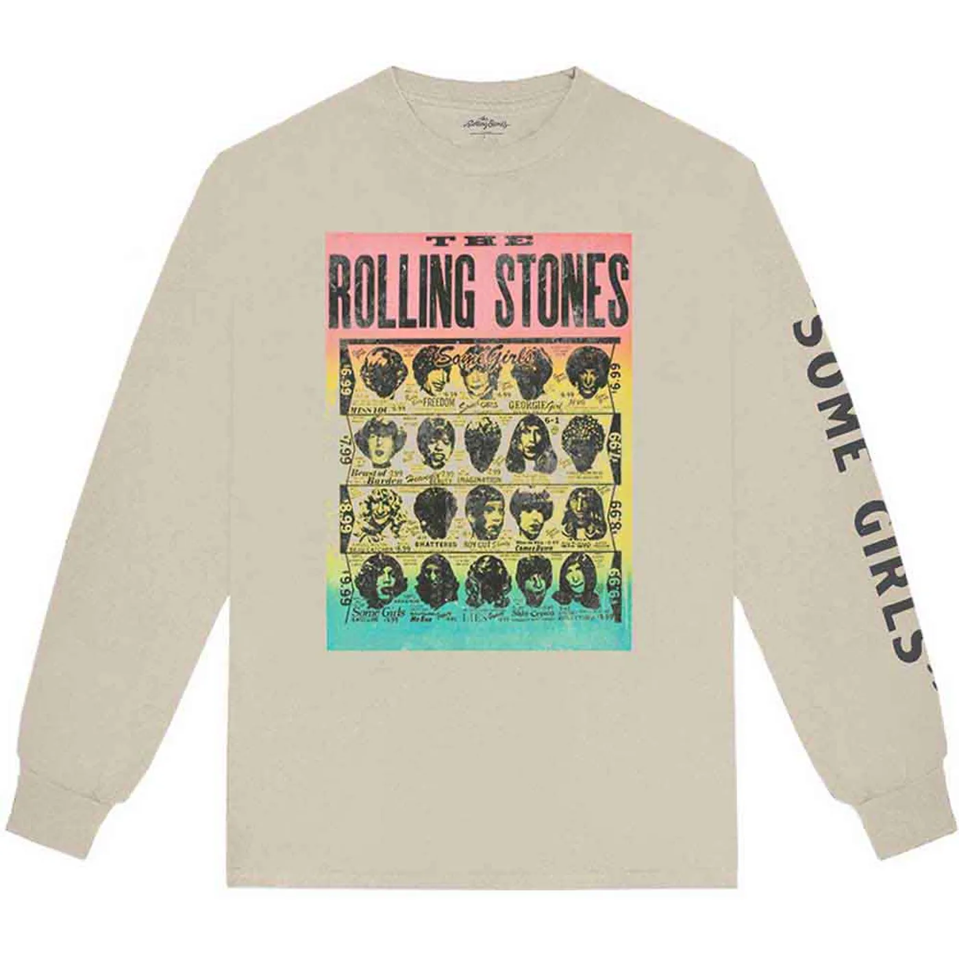 The Rolling Stones Long Sleeve T Shirt - Some Girls