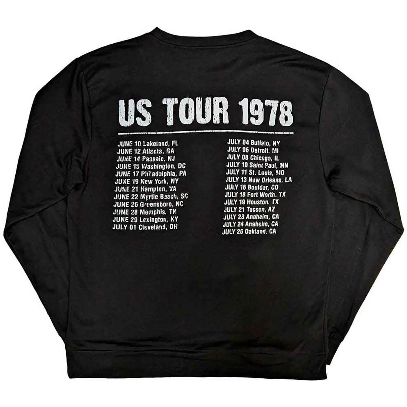 The Rolling Stones Sweatshirt - US Tour 1978